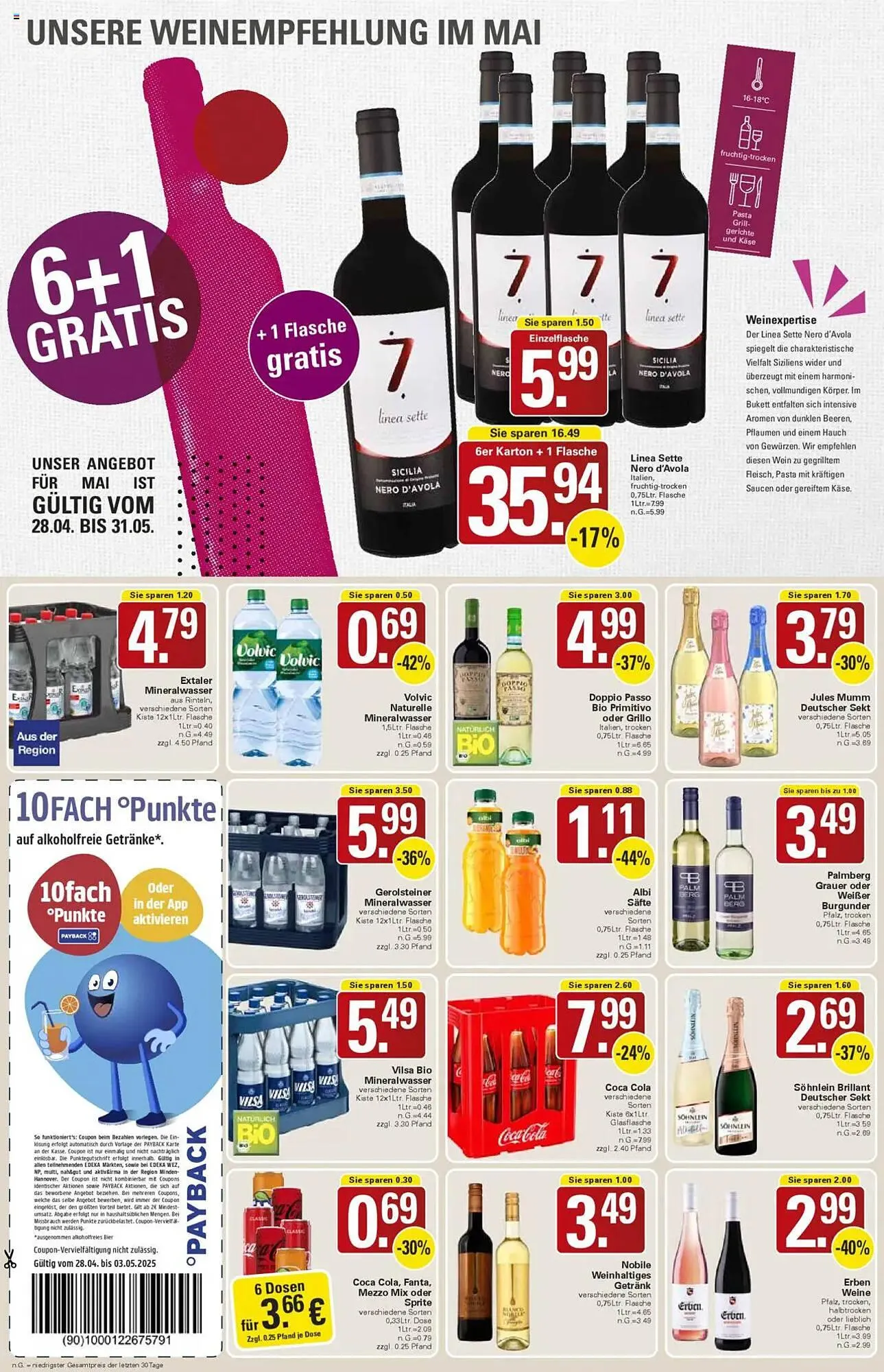 WEZ Prospekt von 28. April bis 3. Mai 2025 - Prospekt seite 14