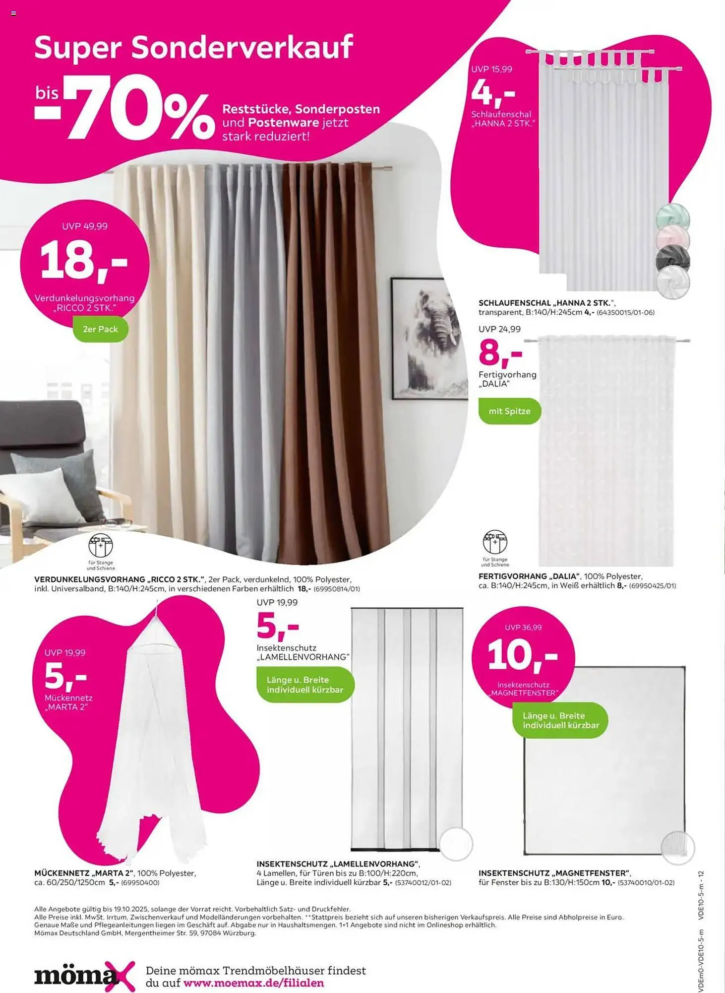Mömax Prospekt von 6. Oktober bis 19. Oktober 2025 - Prospekt seite 12