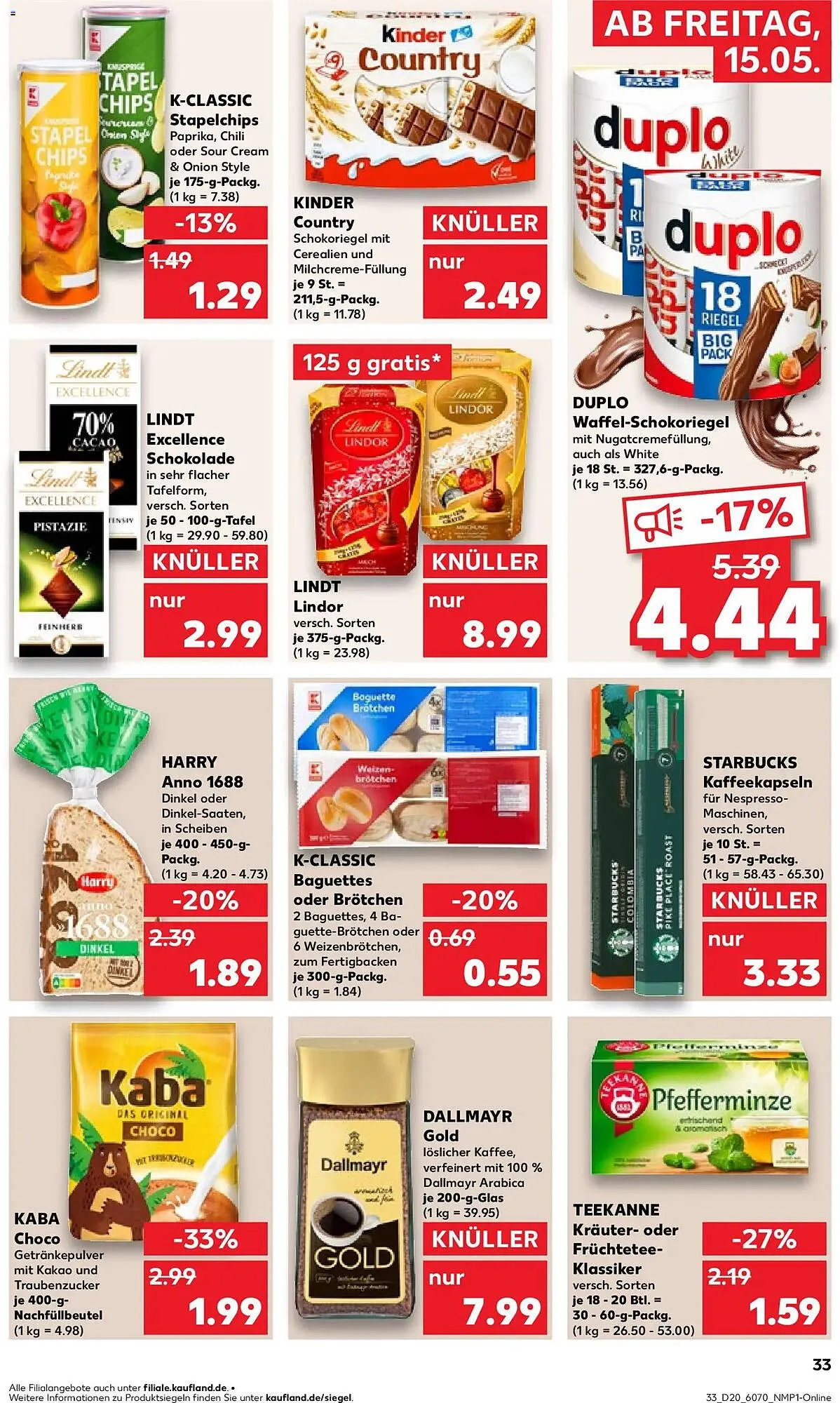 Kaufland Prospekt von 15. Mai bis 20. Mai 2026 - Prospekt seite 33