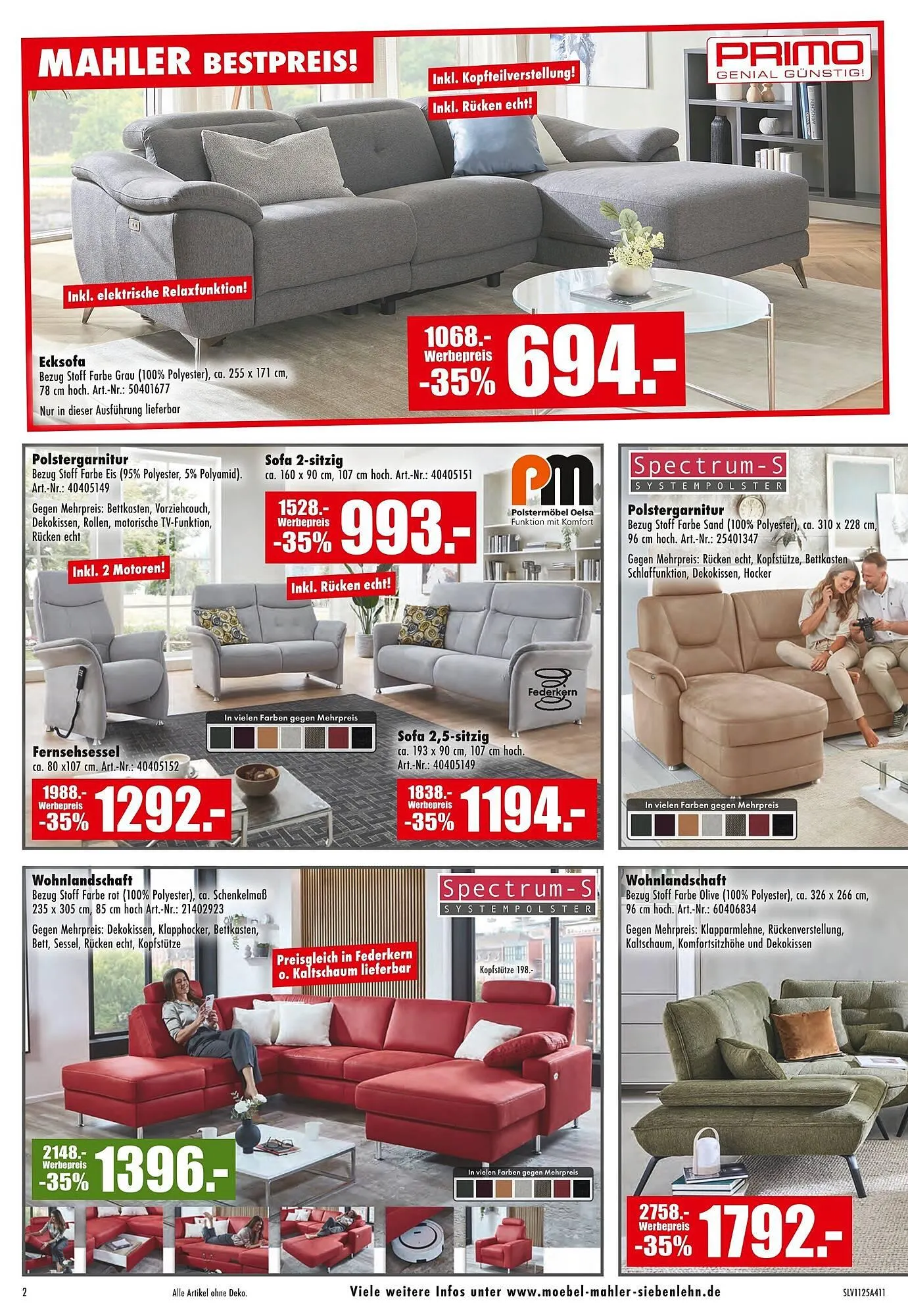Möbel Mahler Katalog von 24. Dezember bis 31. Dezember 2025 - Prospekt seite 2