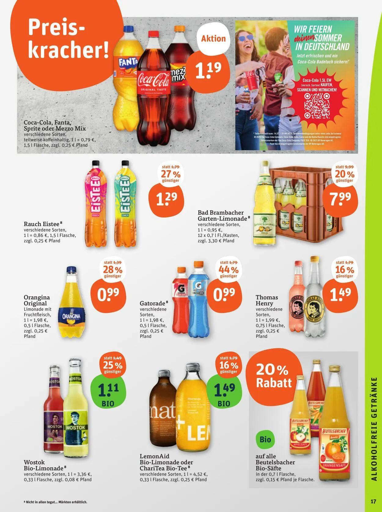 Tegut Aktueller Prospekt von 14. Juli bis 20. Juli 2025 - Prospekt seite 19