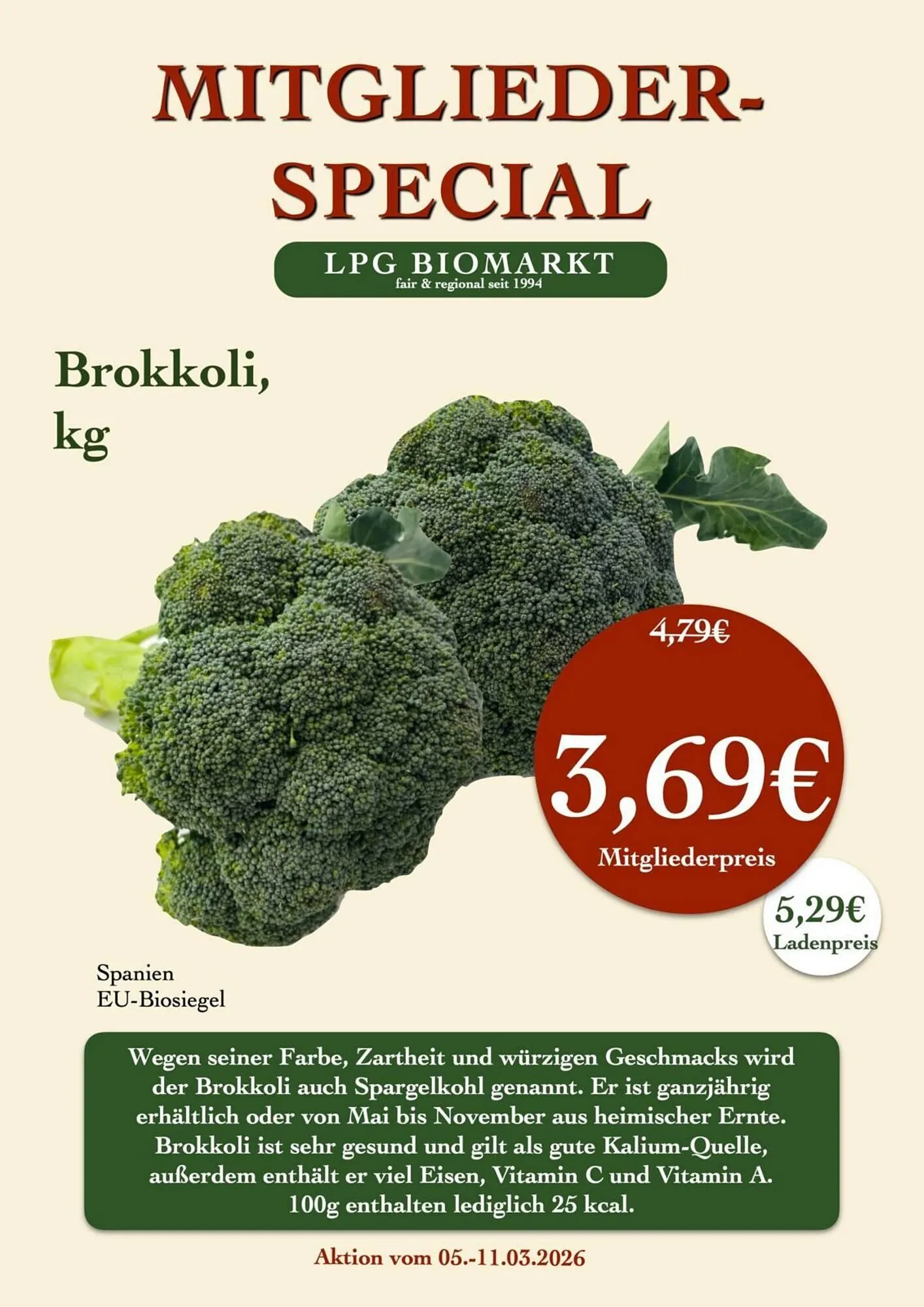 LPG Biomarkt Prospekt von 5. März bis 11. März 2026 - Prospekt seite 12