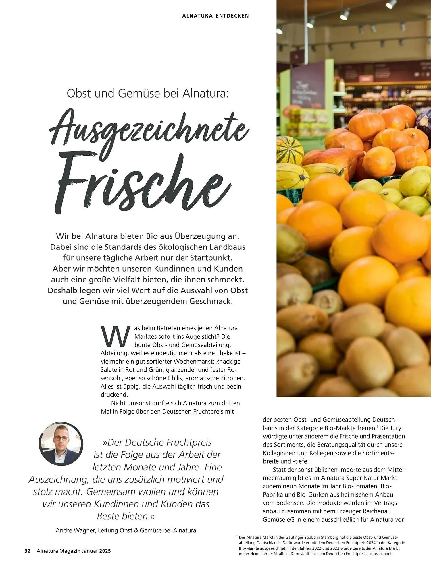 Alnatura Prospekt von 8. Januar bis 1. Februar 2025 - Prospekt seite 32