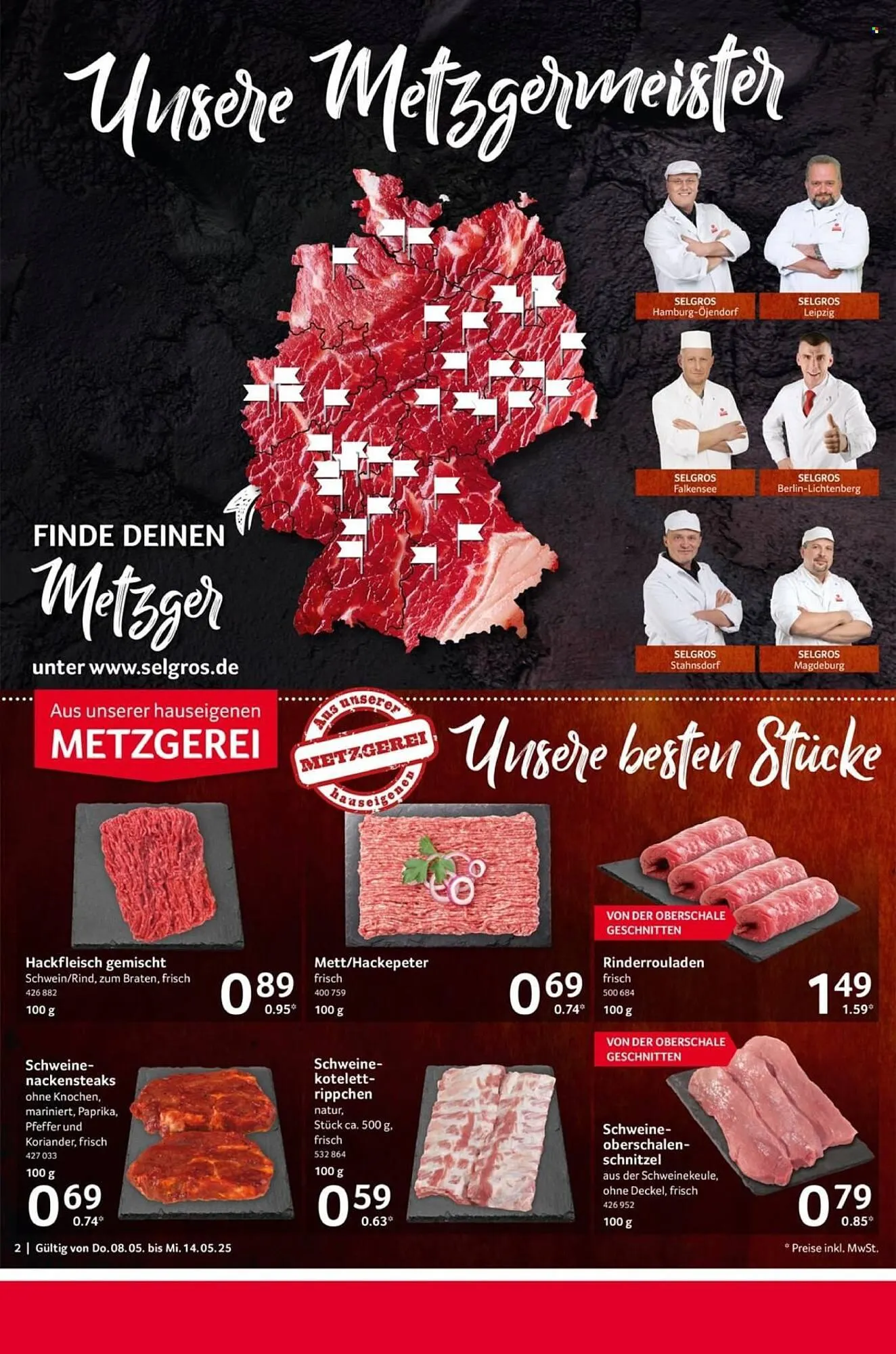 Selgros Prospekt von 8. Mai bis 14. Mai 2025 - Prospekt seite 2
