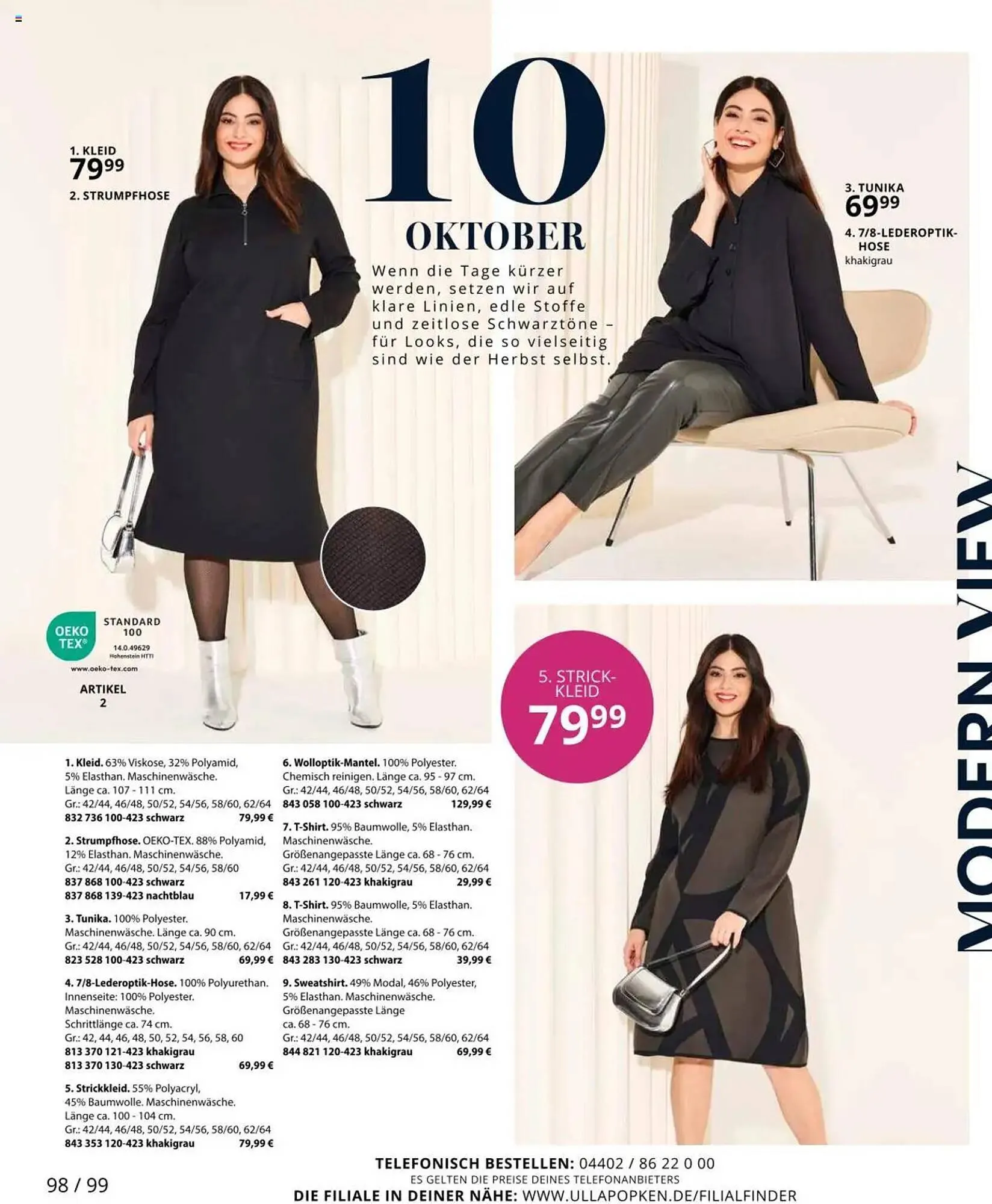 Ulla Popken Katalog von 1. Oktober bis 31. Oktober 2025 - Prospekt seite 98