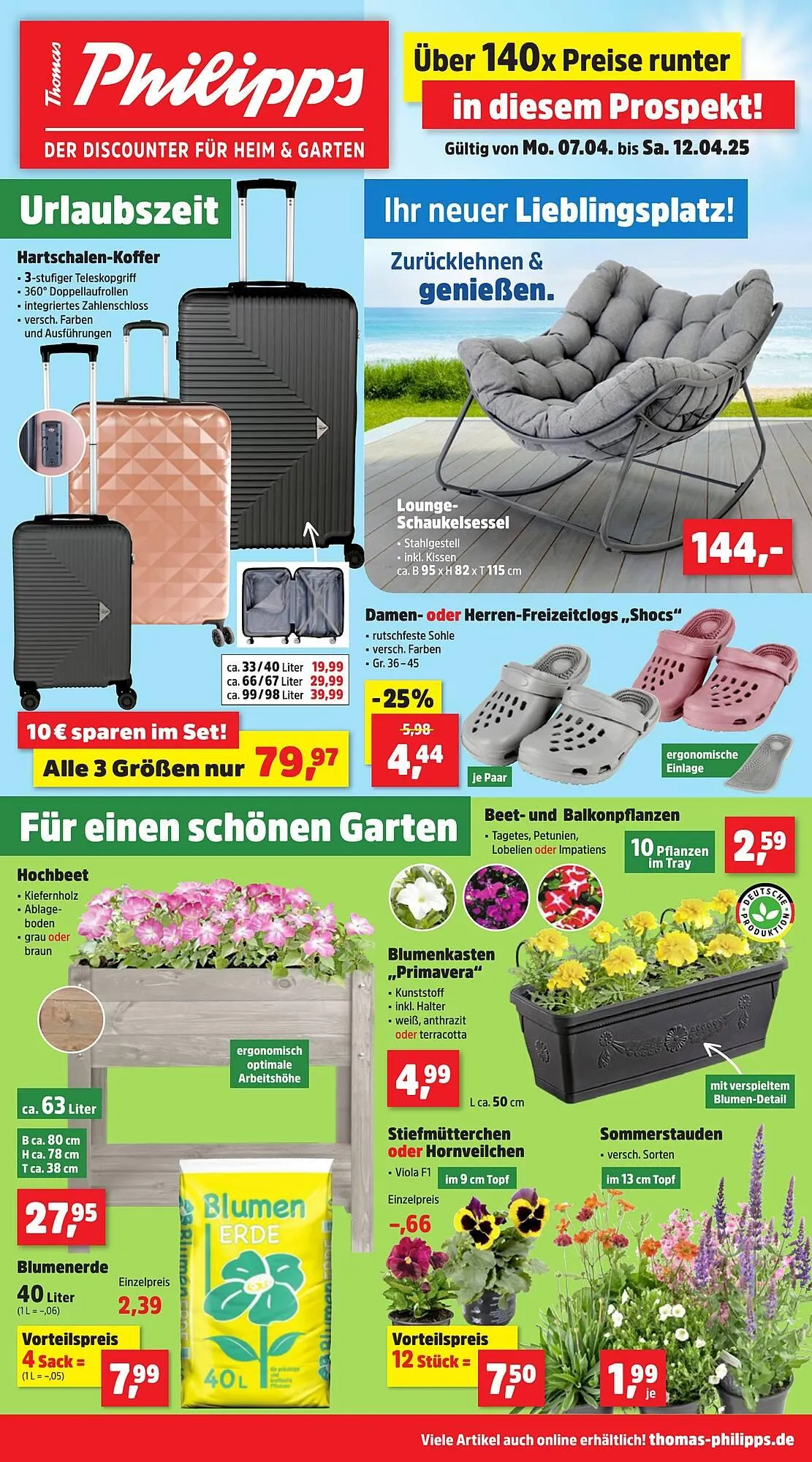 Thomas Philipps Prospekt von 7. April bis 12. April 2025 - Prospekt seite 1