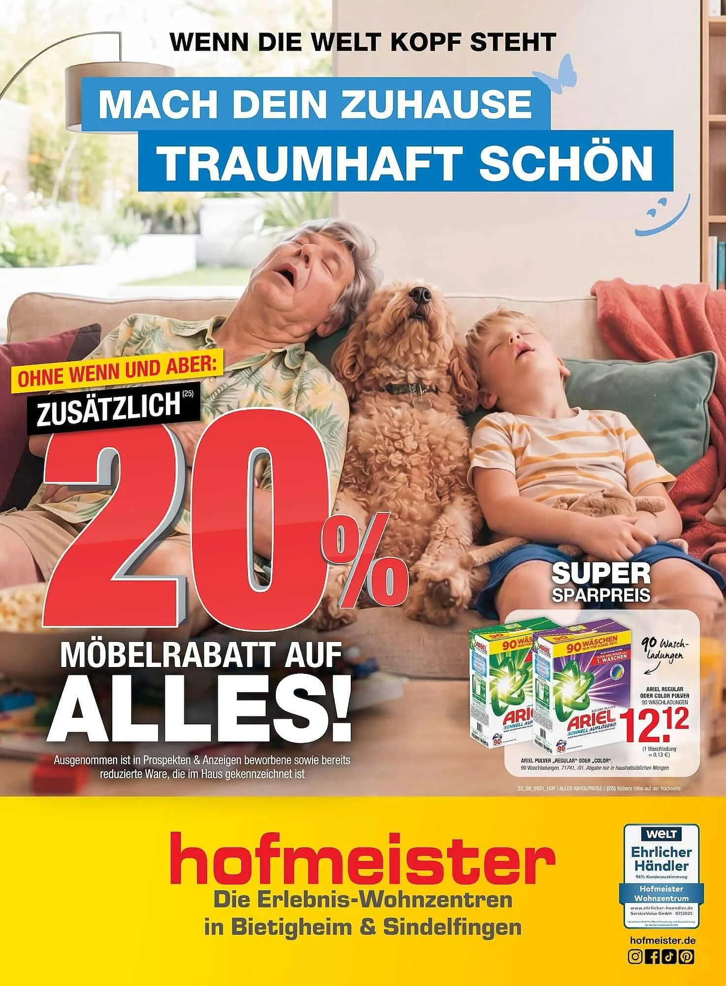 Hofmeister Prospekt von 4. Mai bis 26. Mai 2026 - Prospekt seite 1