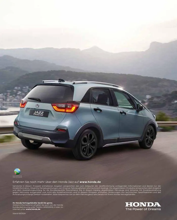 Honda JAZZ PREISE, AUSSTATTUNG, TECHNISCHE DATEN von 6. Juni bis 6. Juni 2025 - Prospekt seite 9