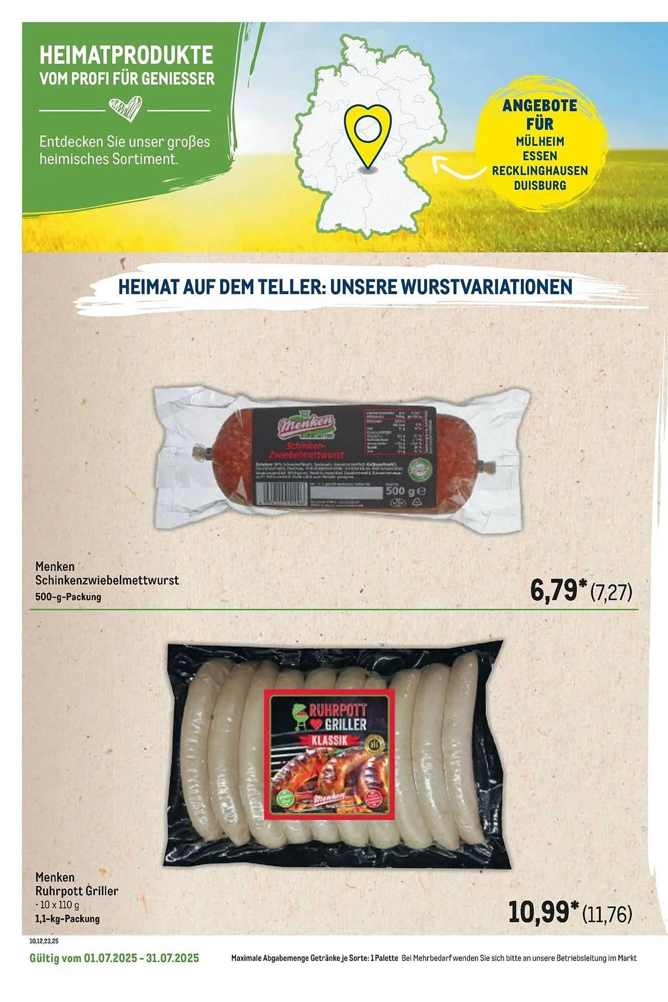 METRO Prospekt von 1. Juli bis 31. Juli 2025 - Prospekt seite 20