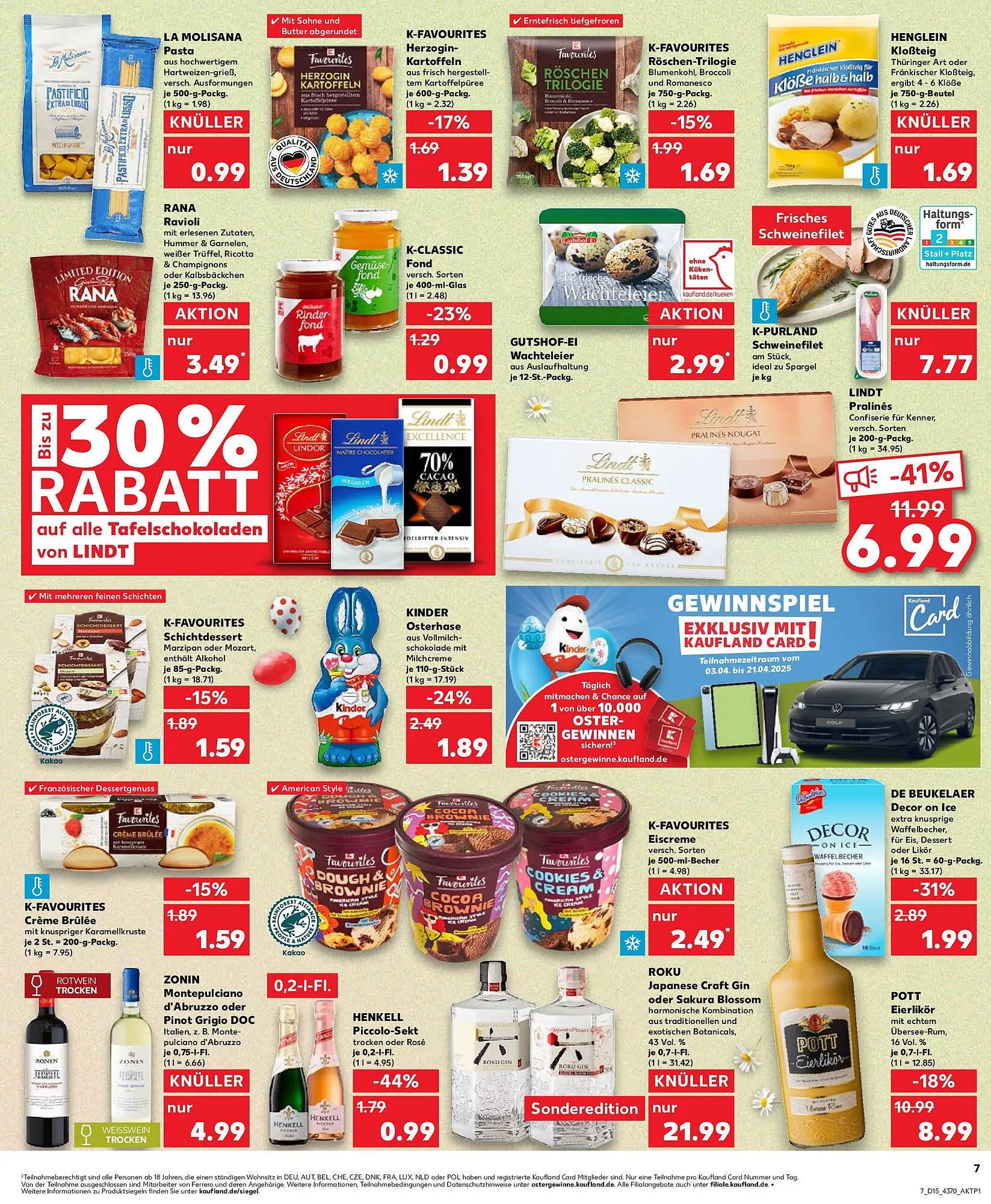 Kaufland Prospekt von 9. April bis 16. April 2025 - Prospekt seite 7