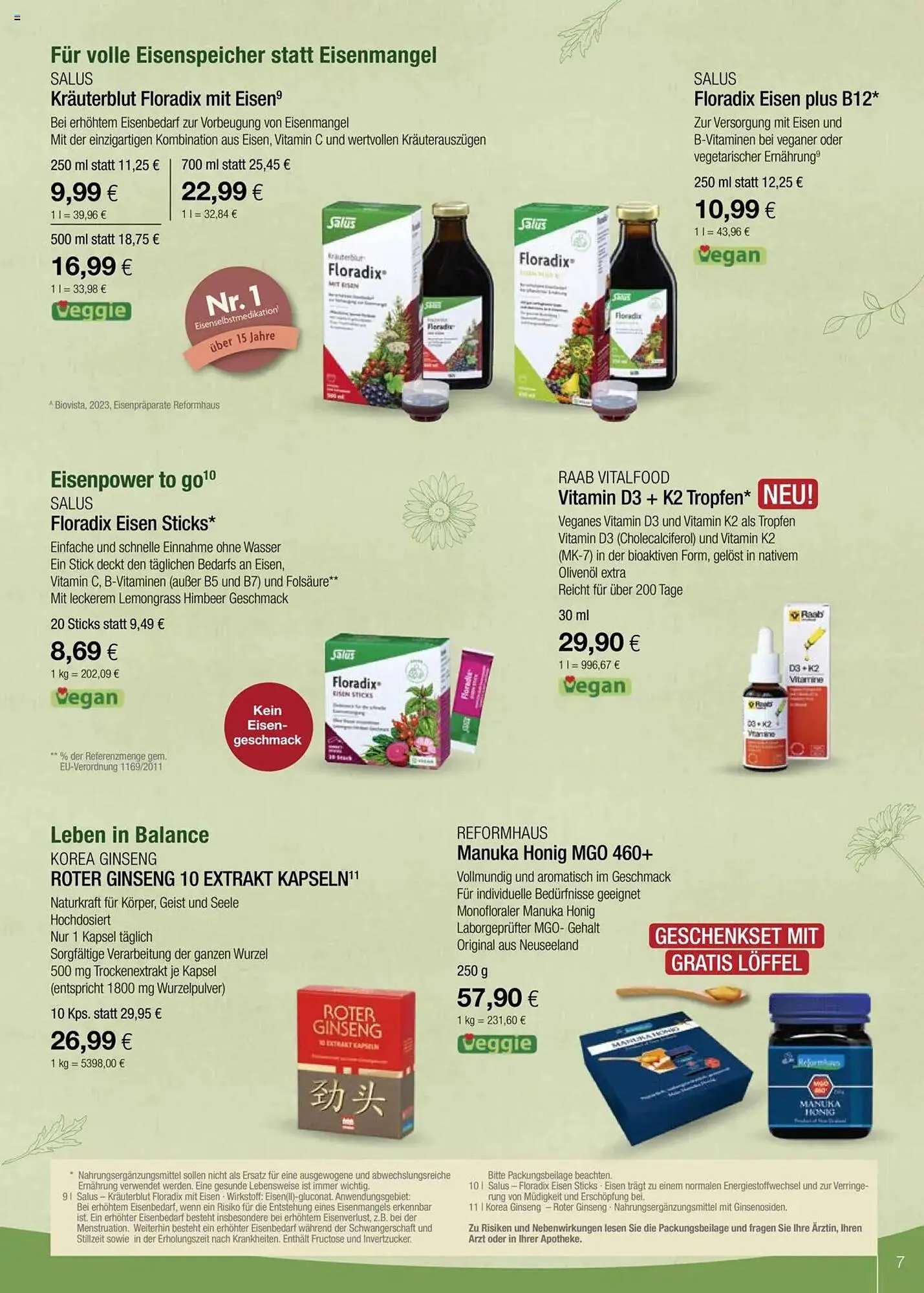 Vitalia Prospekt von 1. Mai bis 31. Mai 2025 - Prospekt seite 7