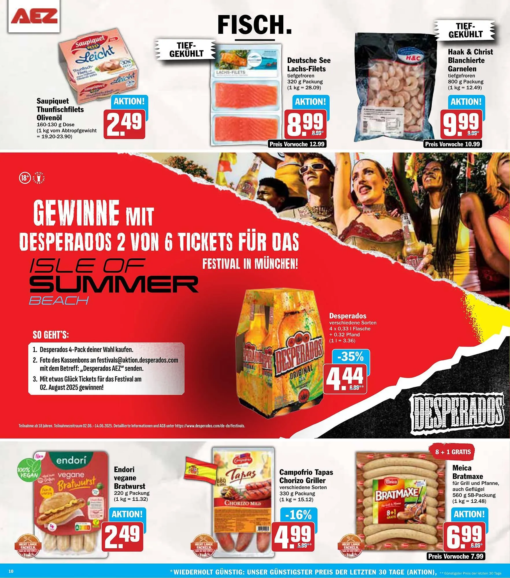AEZ Prospekt von 2. Juni bis 7. Juni 2025 - Prospekt seite 10