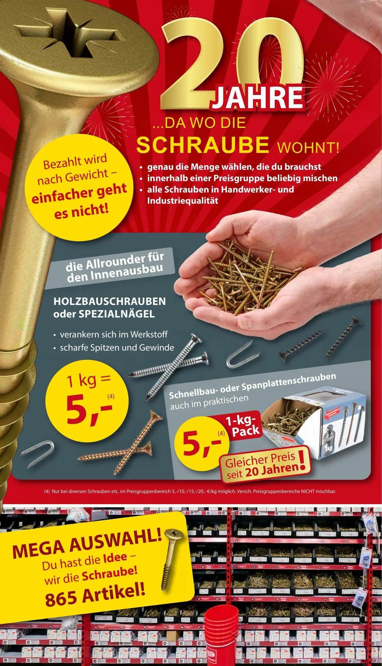 Sonderpreis Baumarkt Aktueller Prospekt von 9. April bis 23. April 2025 - Prospekt seite 17