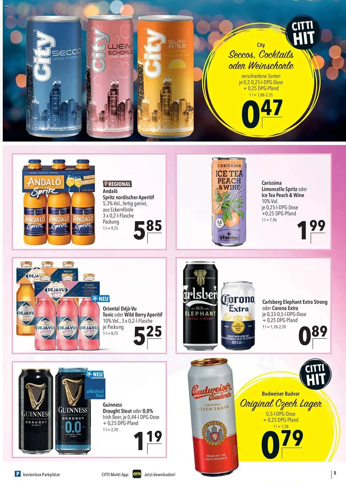 CITTI Markt Prospekt von 13. August bis 26. August 2025 - Prospekt seite 5