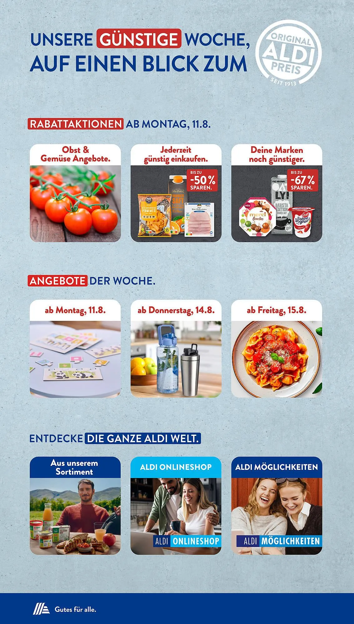 Aldi Süd Prospekt von 11. August bis 16. August 2025 - Prospekt seite 2