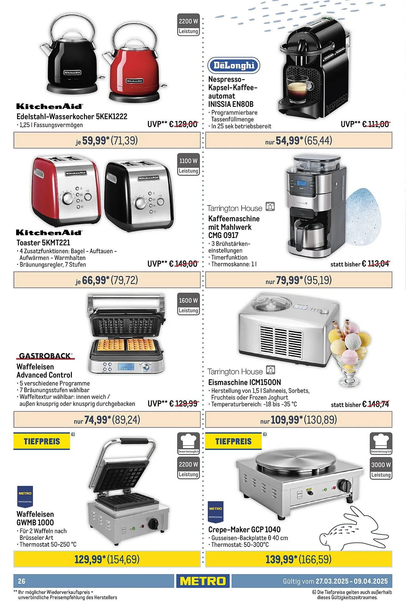 METRO Prospekt von 27. März bis 8. April 2025 - Prospekt seite 26