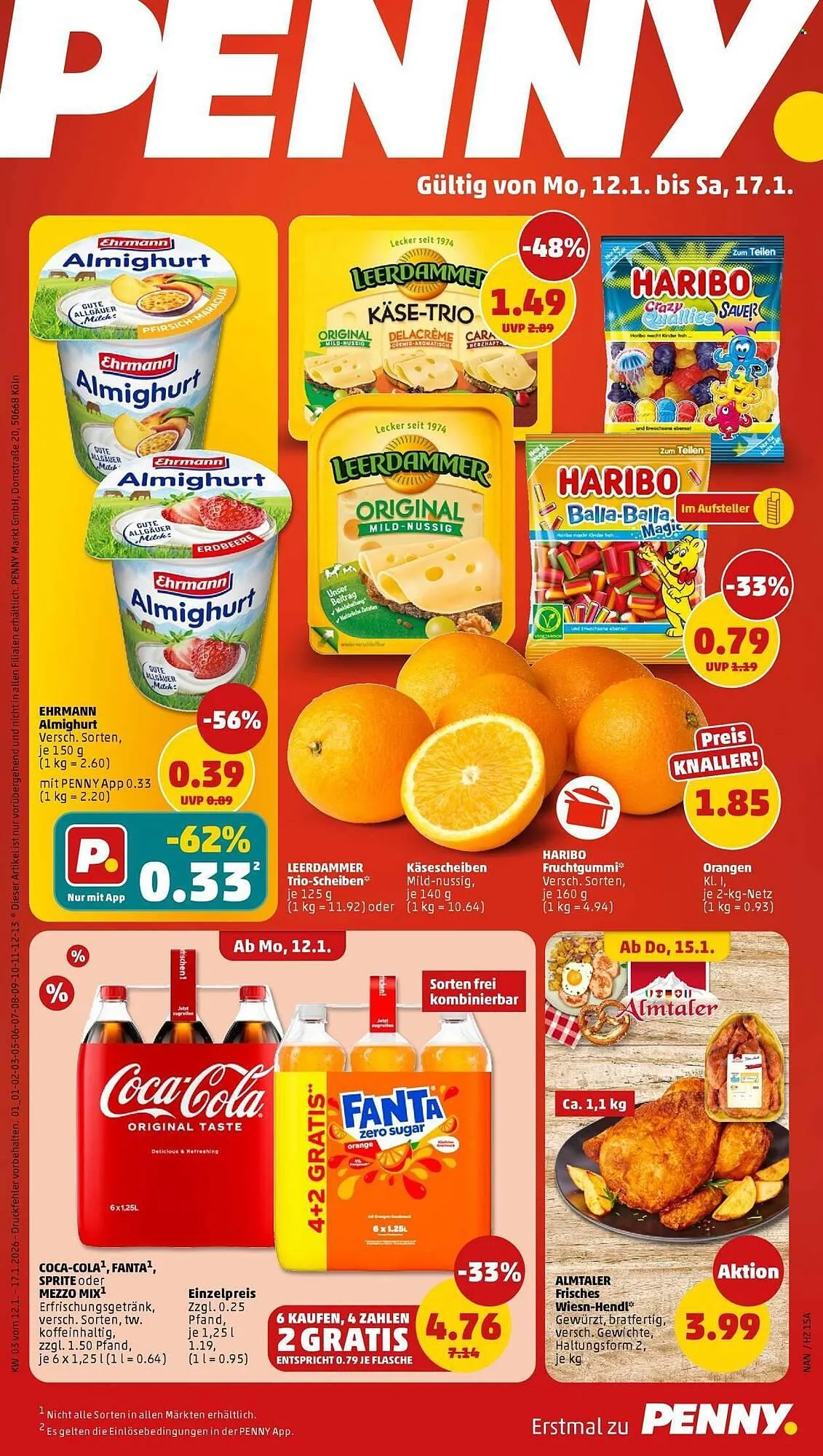 PENNY Prospekt von 12. Januar bis 17. Januar 2026 - Prospekt seite 1