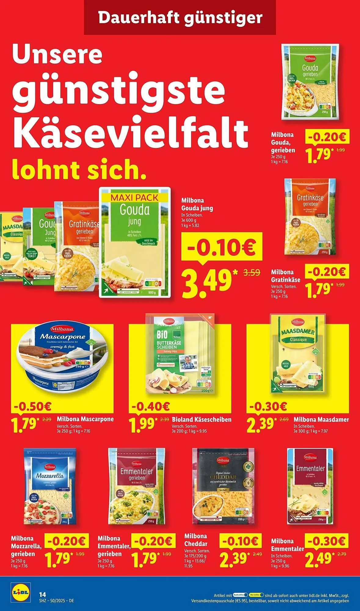 Lidl Prospekt von 8. Dezember bis 1. Januar 2026 - Prospekt seite 14