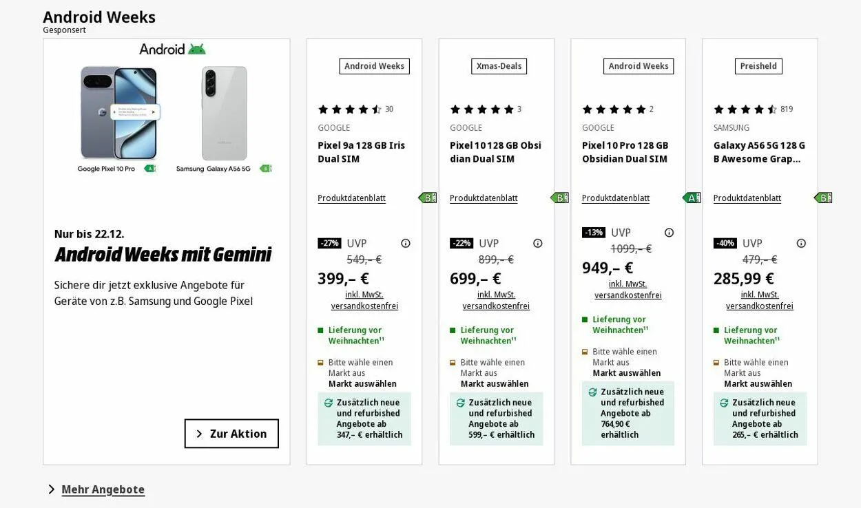 Saturn Aktueller Prospekt von 15. Dezember bis 24. Dezember 2025 - Prospekt seite 2