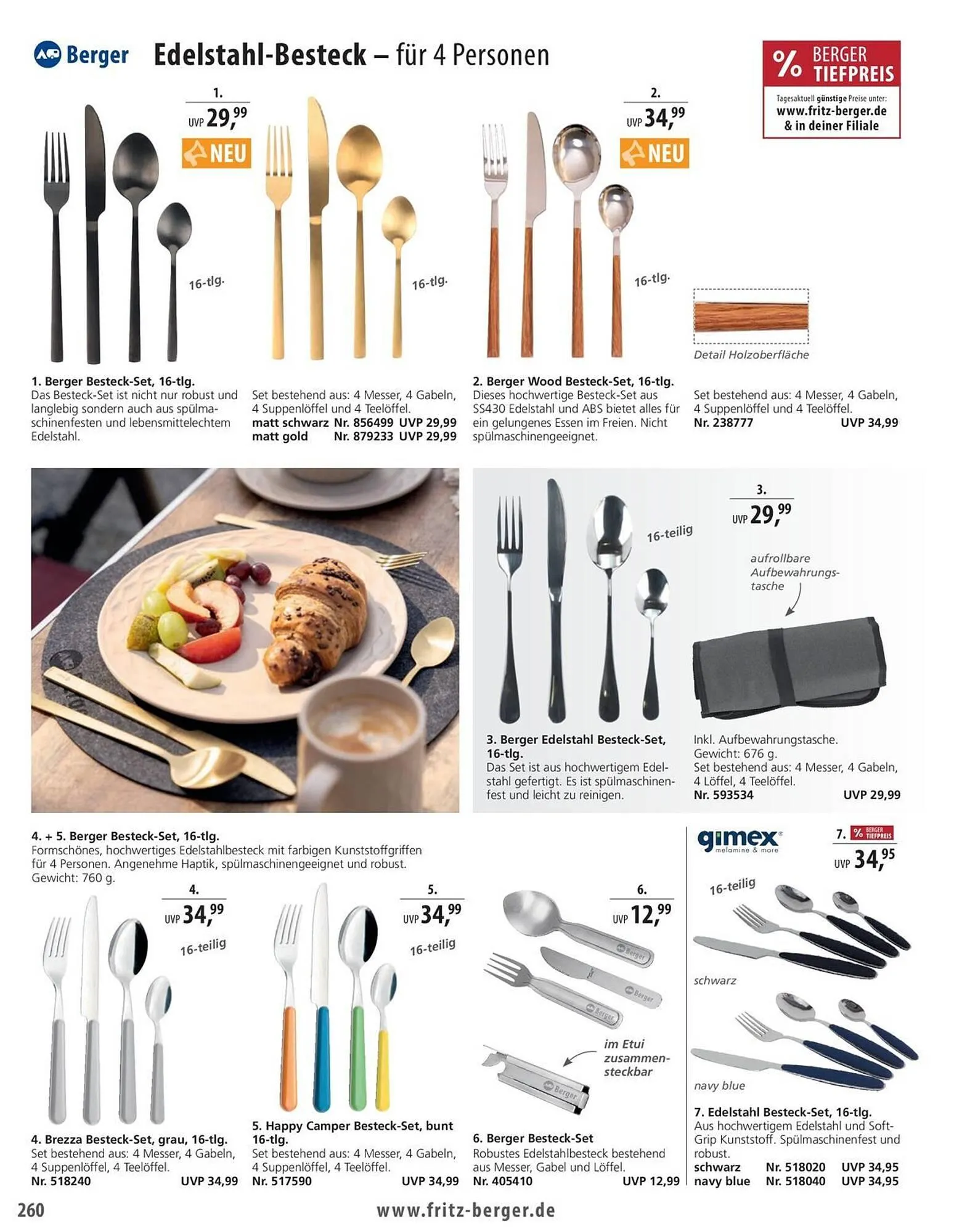 Fritz Berger Prospekt von 27. Mai bis 31. Dezember 2025 - Prospekt seite 260