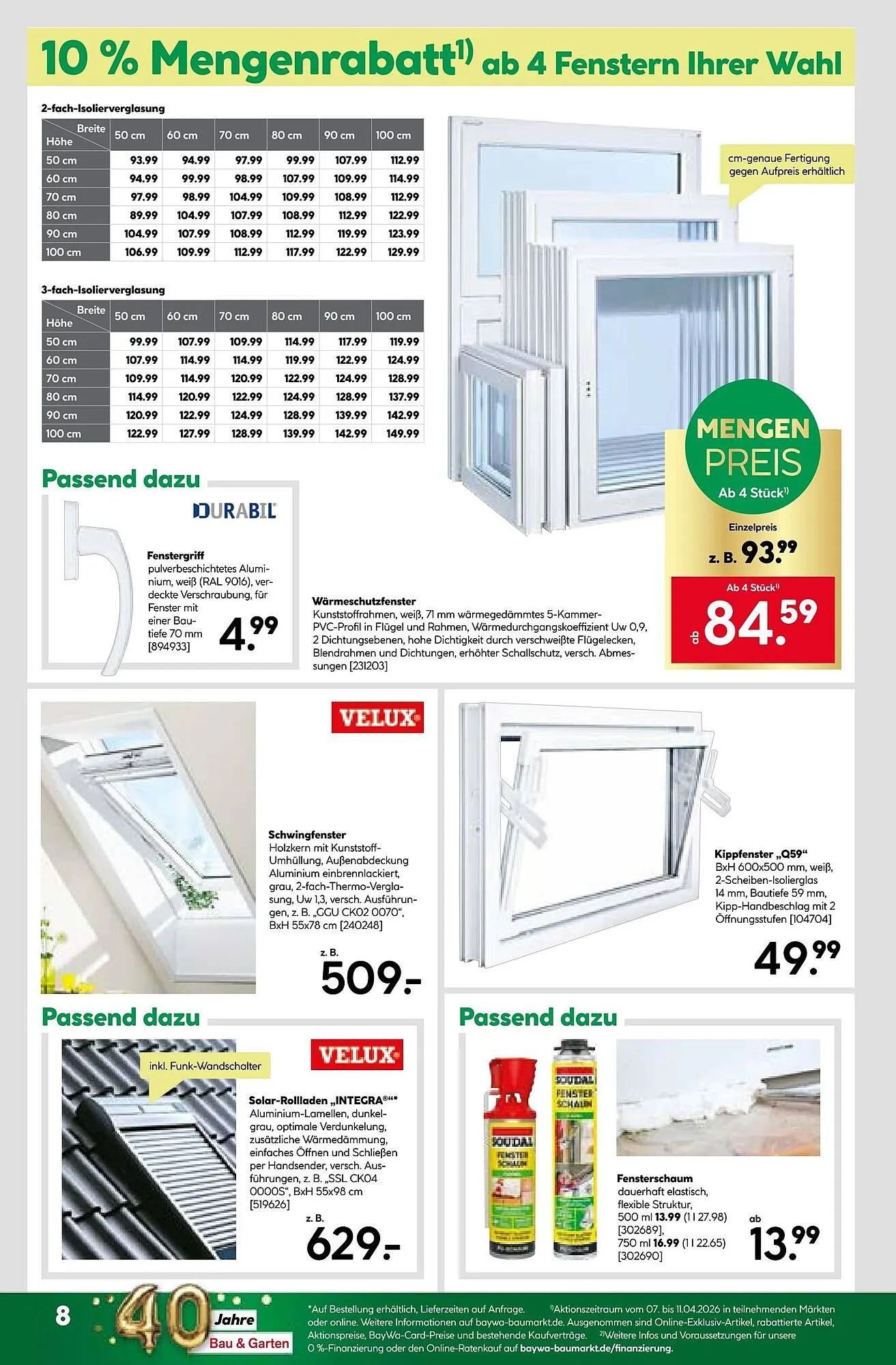 BayWa Bau & Garten Prospekt von 7. April bis 12. April 2026 - Prospekt seite 8