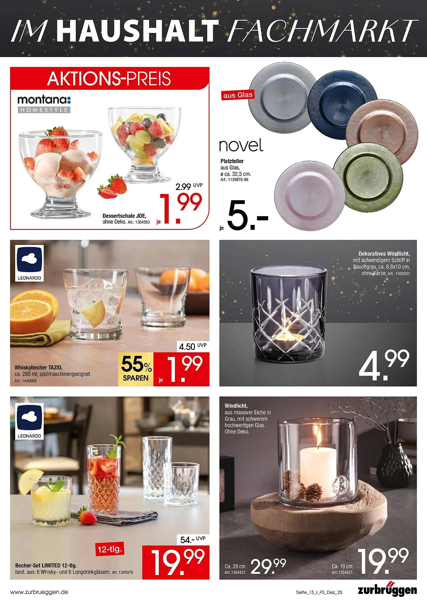 Zurbrüggen Prospekt von 1. Dezember bis 26. Januar 2026 - Prospekt seite 13