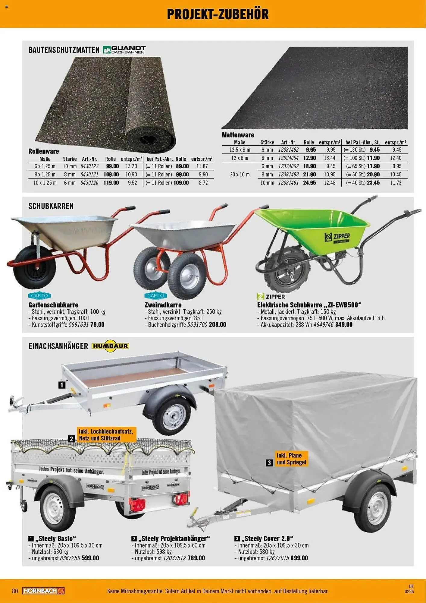 Hornbach Prospekt von 12. Februar bis 31. Dezember 2026 - Prospekt seite 80