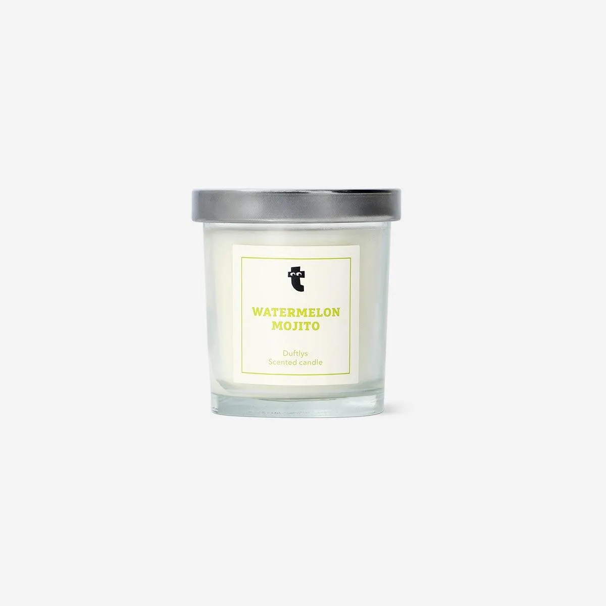 Scented candle with watermelon fragrance