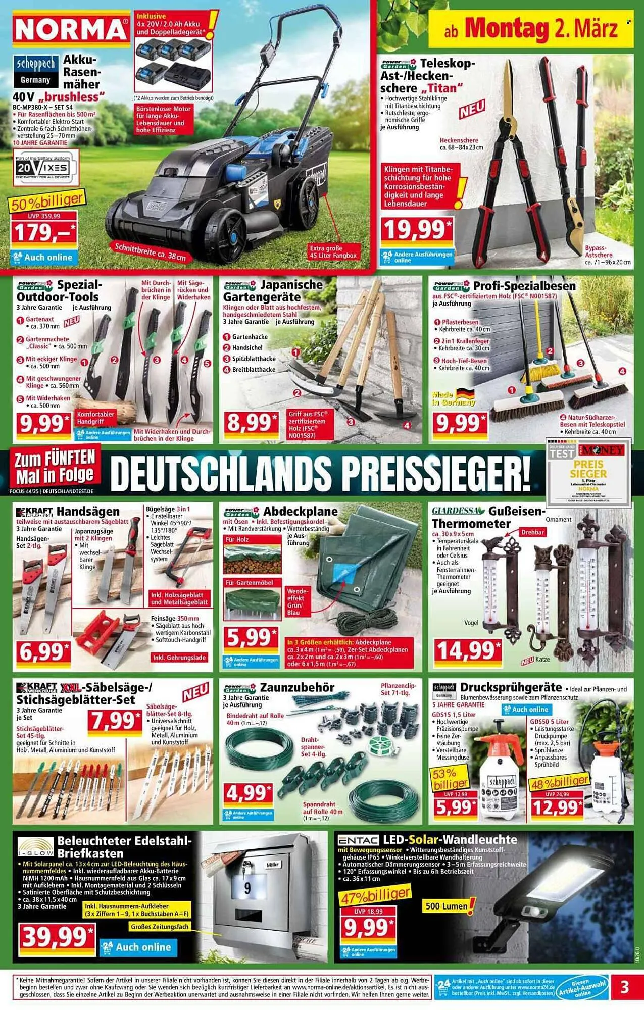 Norma Prospekt von 2. März bis 8. März 2026 - Prospekt seite 3