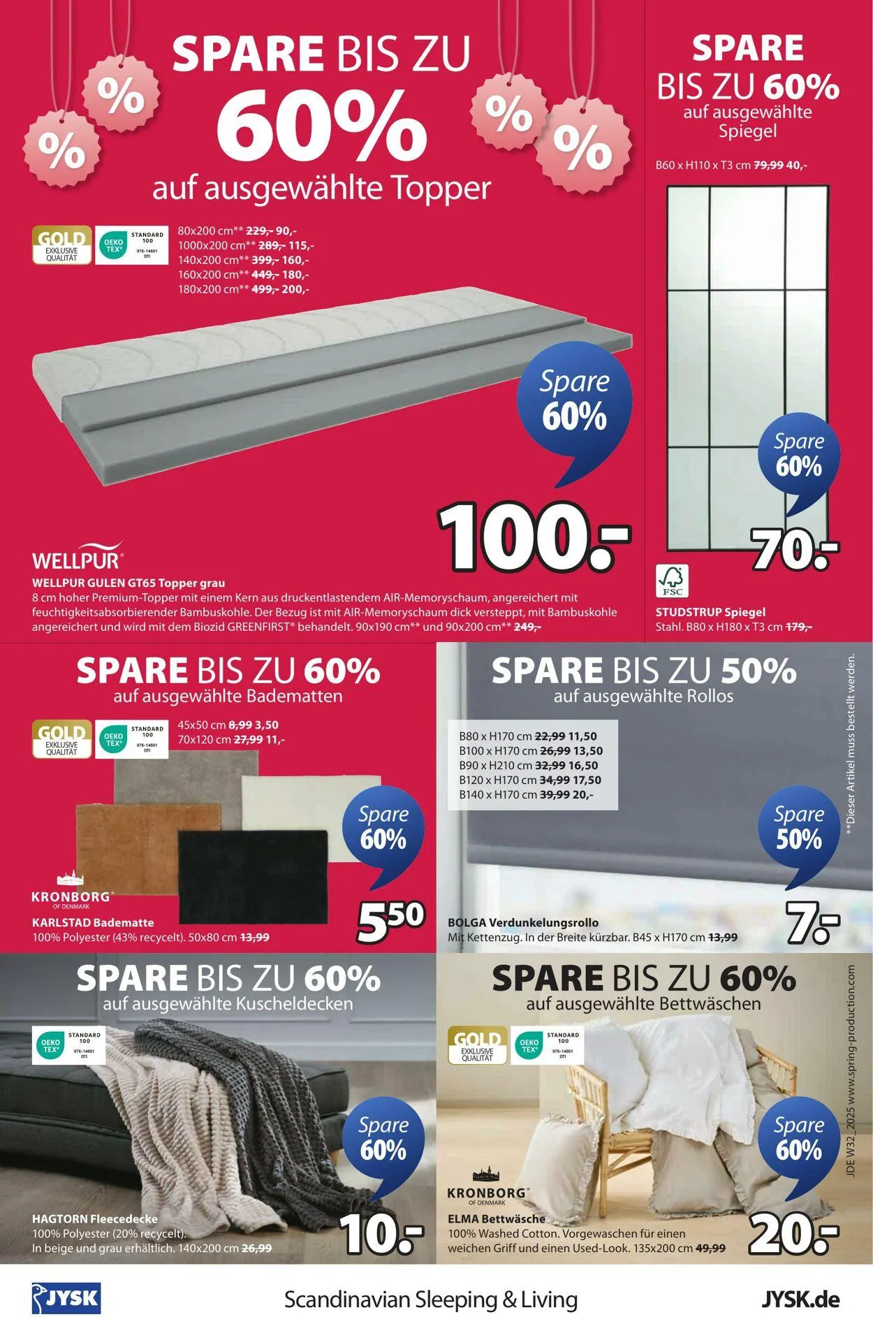 JYSK von 11. August bis 25. August 2025 - Prospekt seite 9