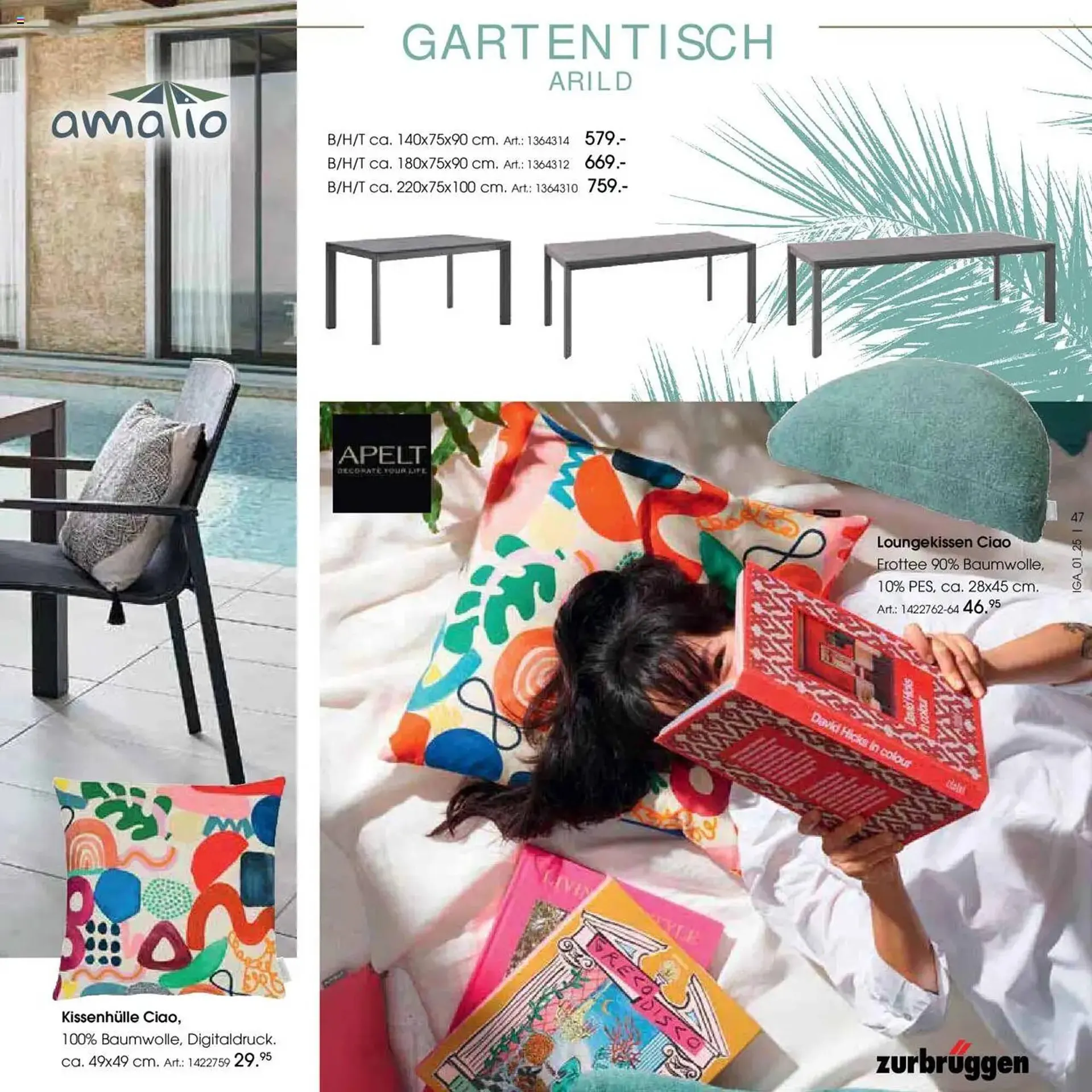 Zurbrüggen Prospekt von 18. Februar bis 31. August 2025 - Prospekt seite 47