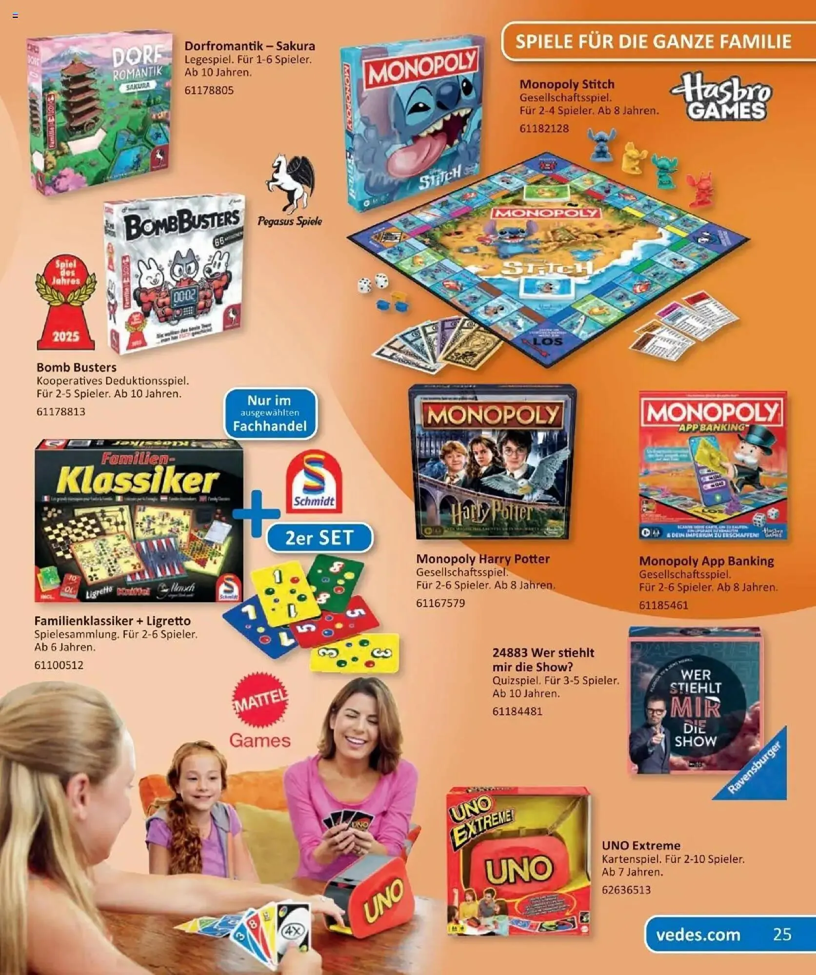 Vedes Prospekt von 18. September bis 24. Dezember 2025 - Prospekt seite 25