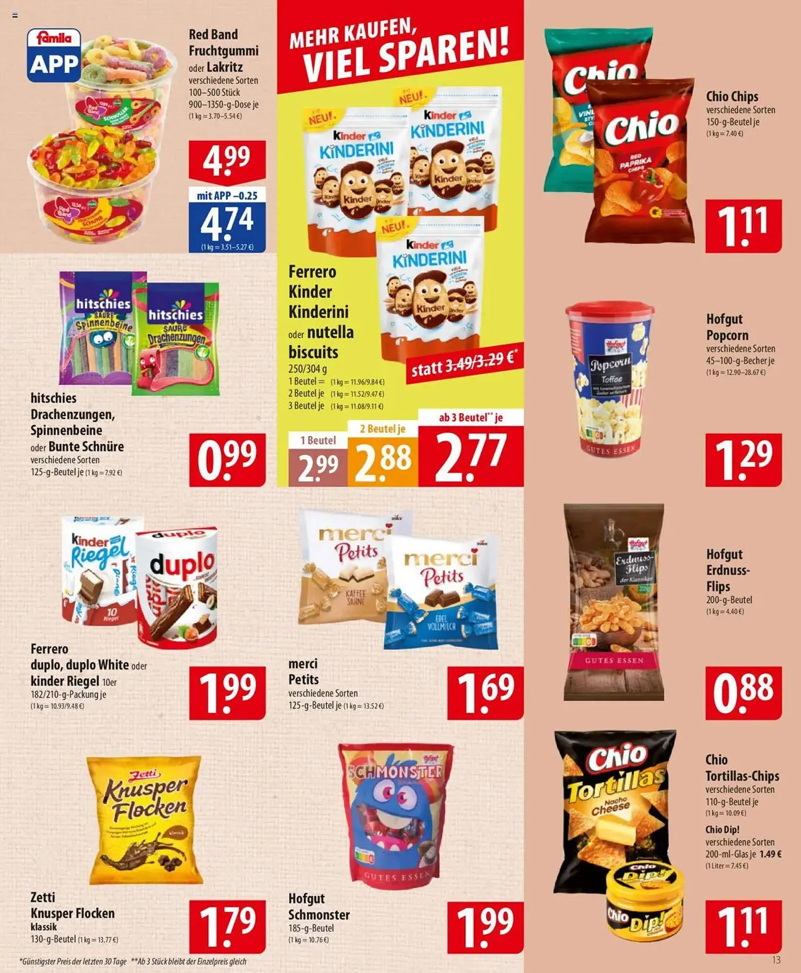 Famila Nord Ost Prospekt von 24. März bis 29. März 2025 - Prospekt seite 13