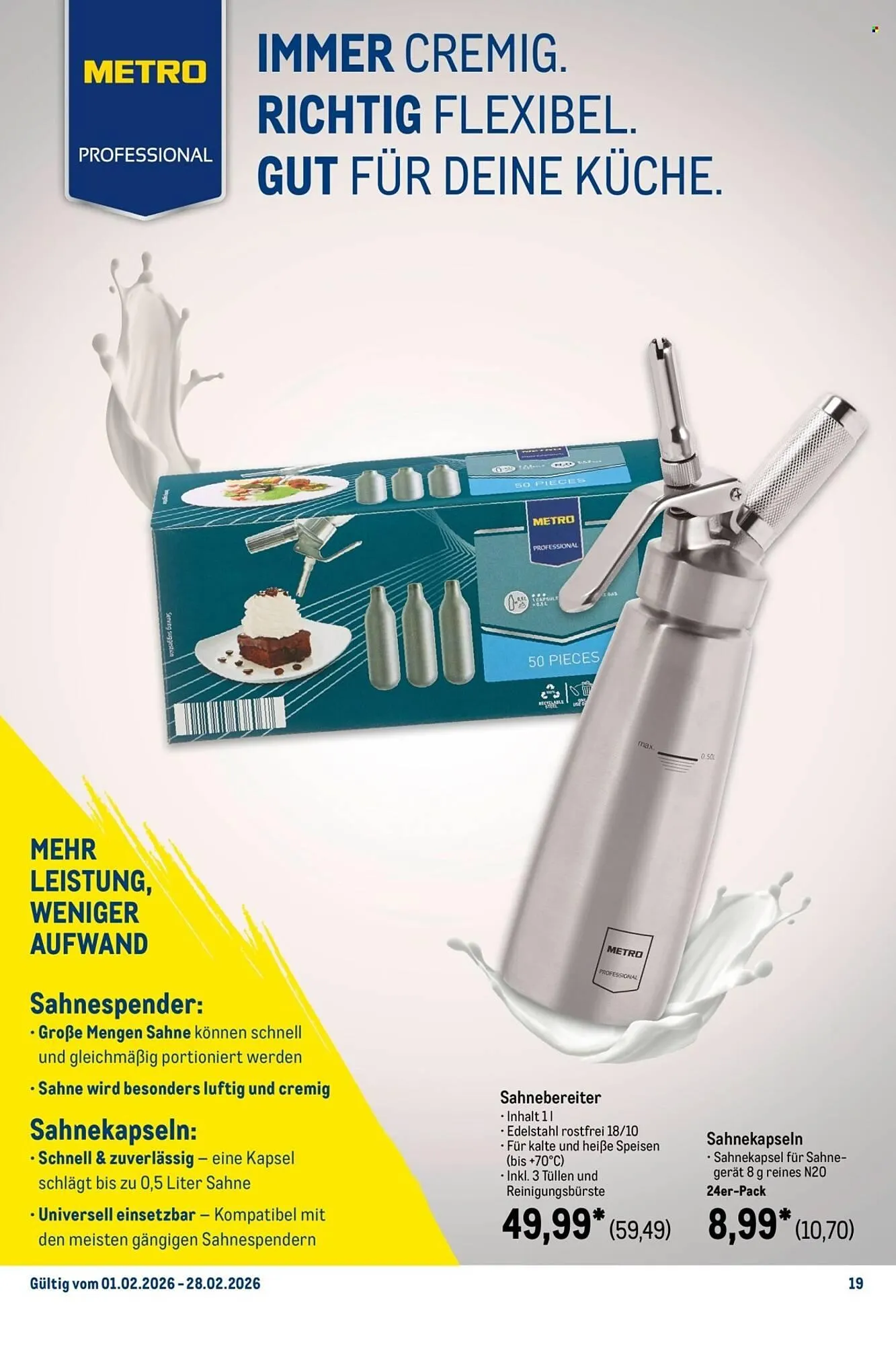 METRO Prospekt von 1. Februar bis 28. Februar 2026 - Prospekt seite 19