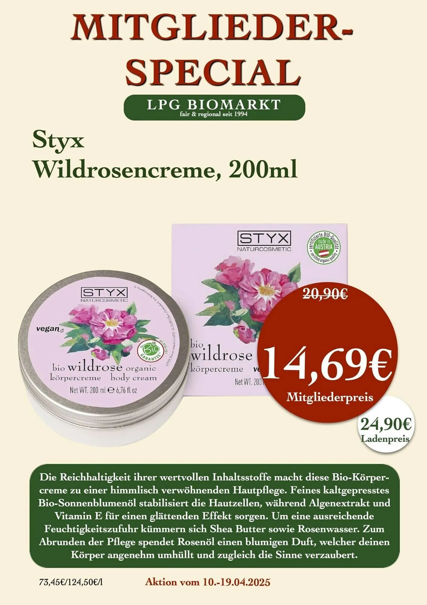 LPG Biomarkt Prospekt von 10. April bis 16. April 2025 - Prospekt seite 27