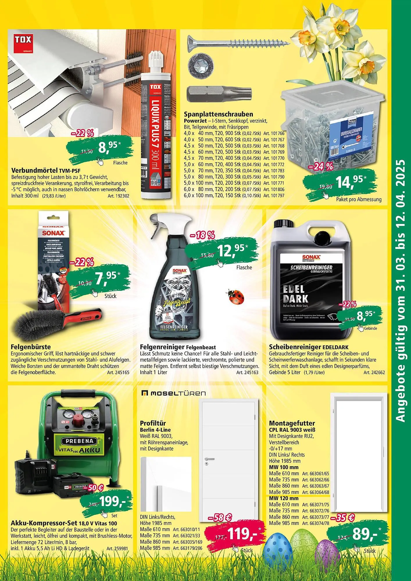 Holz Possling Prospekt von 30. März bis 12. April 2025 - Prospekt seite 5