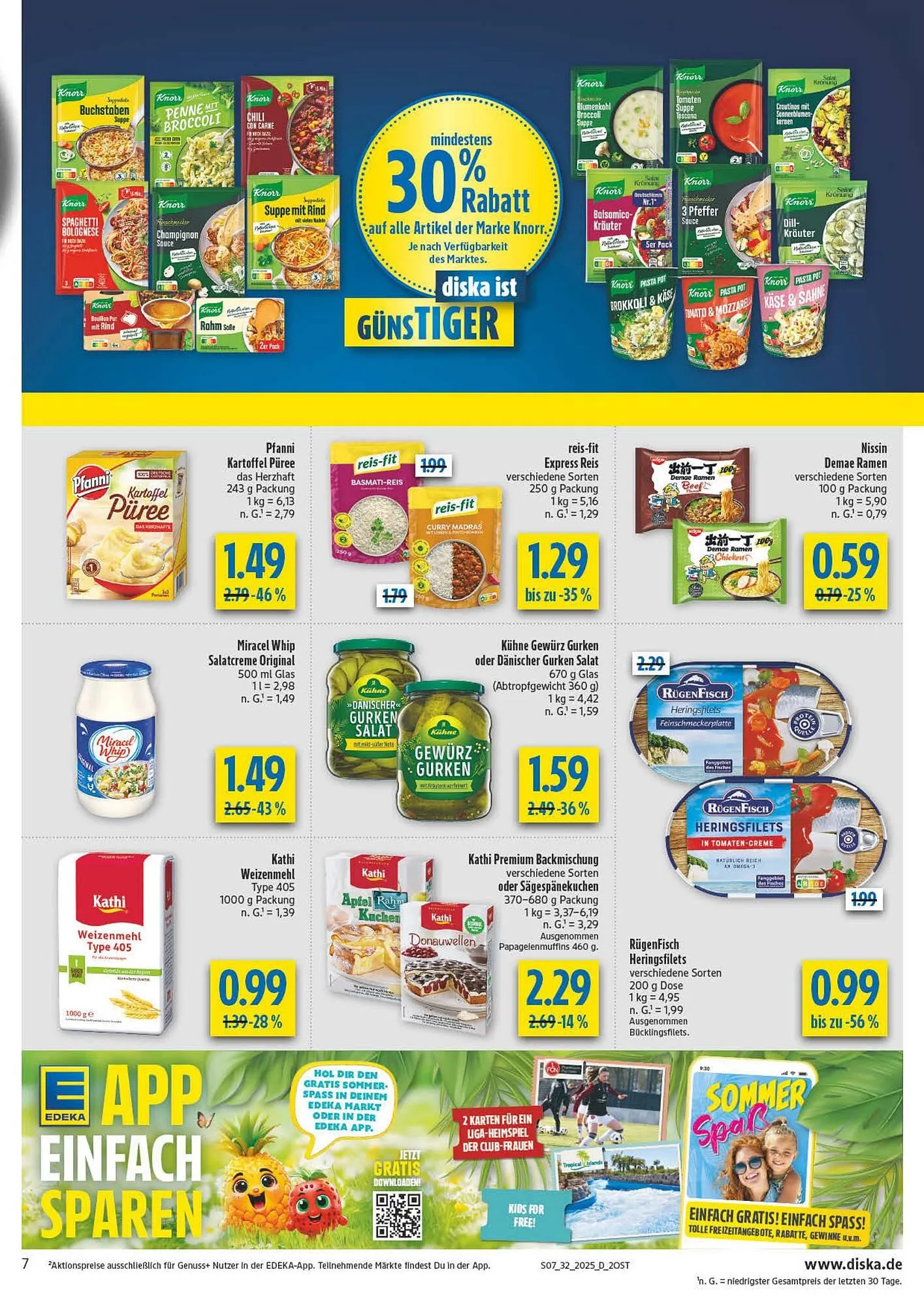 diska Prospekt von 4. August bis 9. August 2025 - Prospekt seite 7