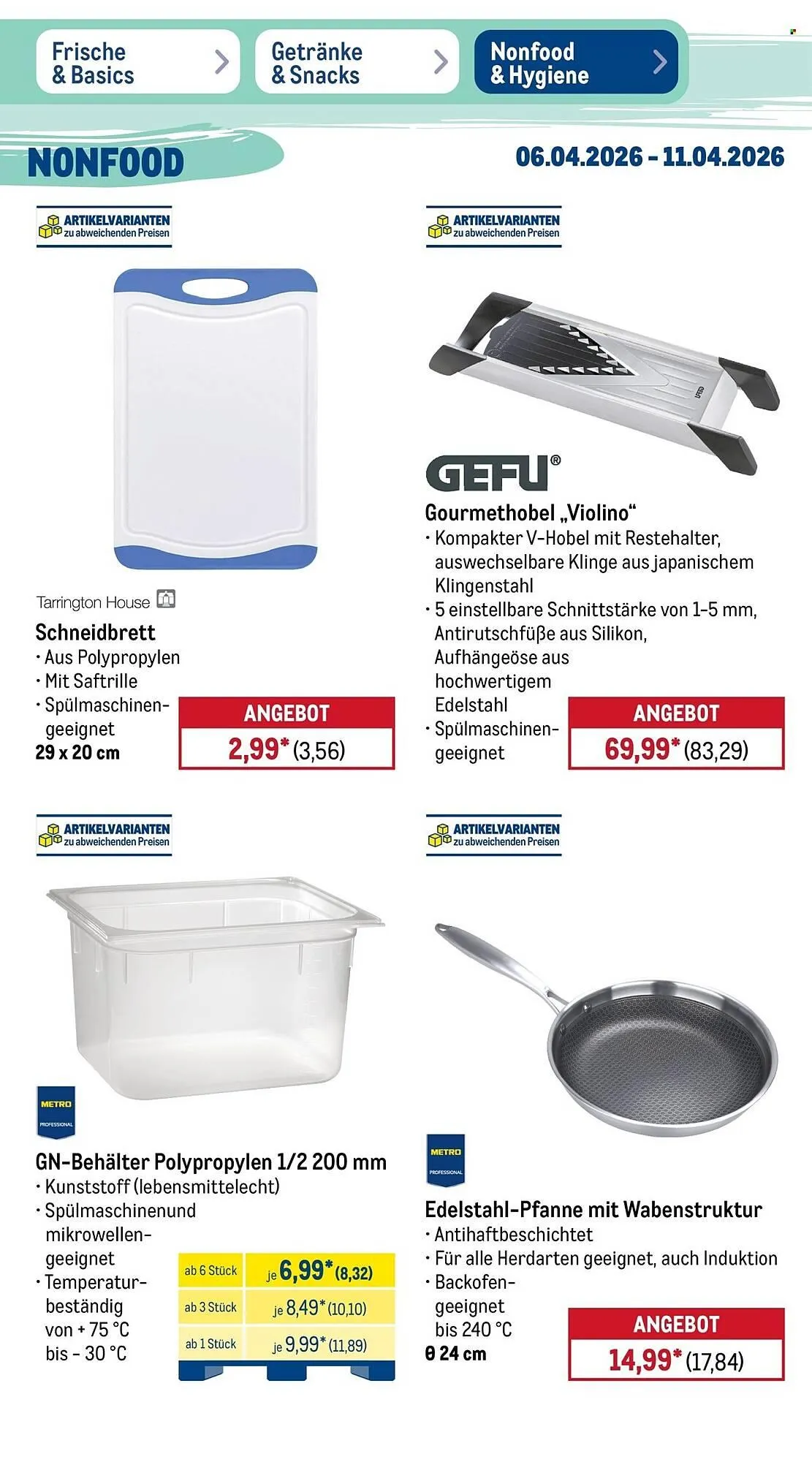 METRO Prospekt von 6. April bis 11. April 2026 - Prospekt seite 47