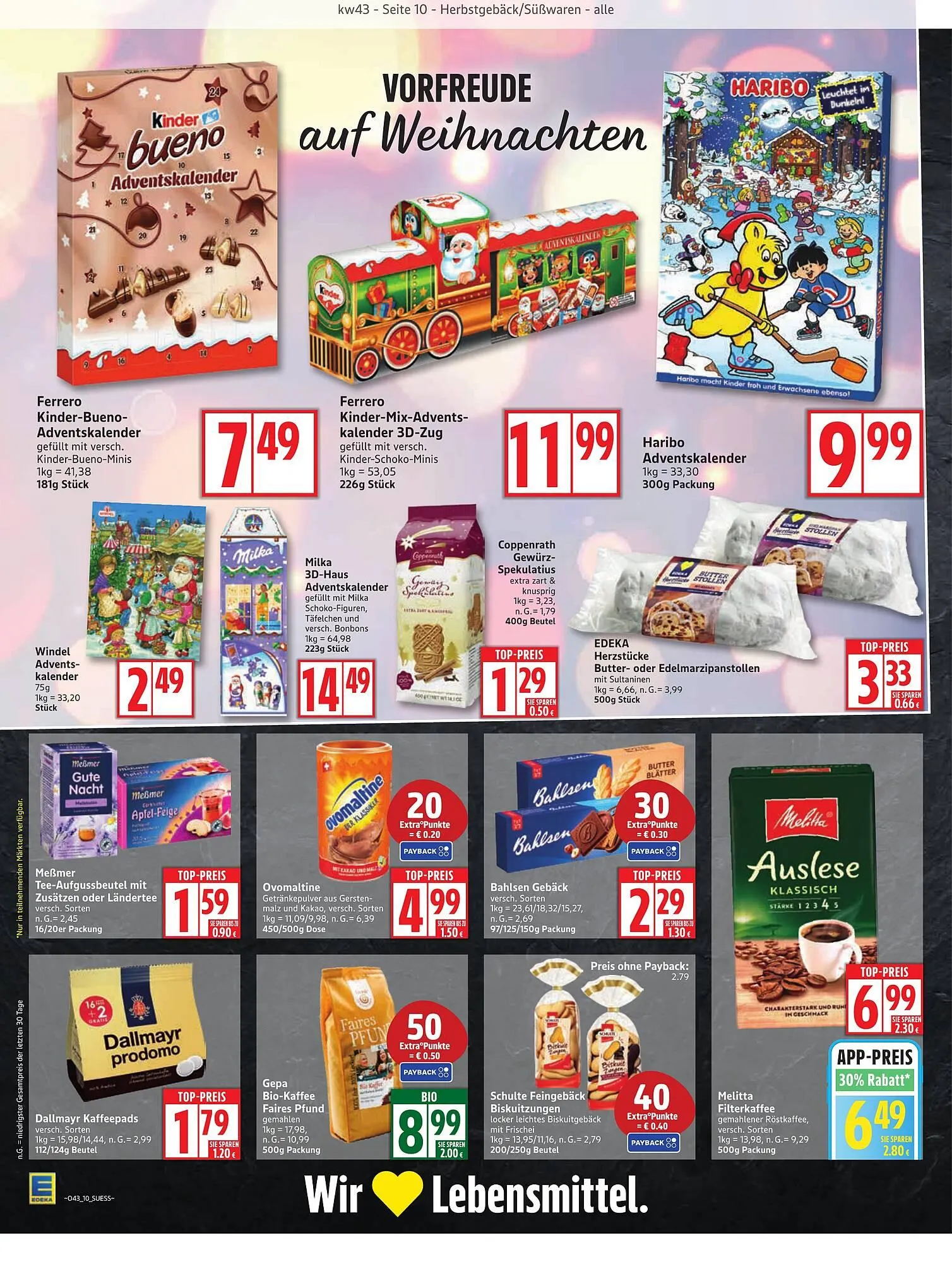 Edeka Prospekt von 20. Oktober bis 25. Oktober 2025 - Prospekt seite 10