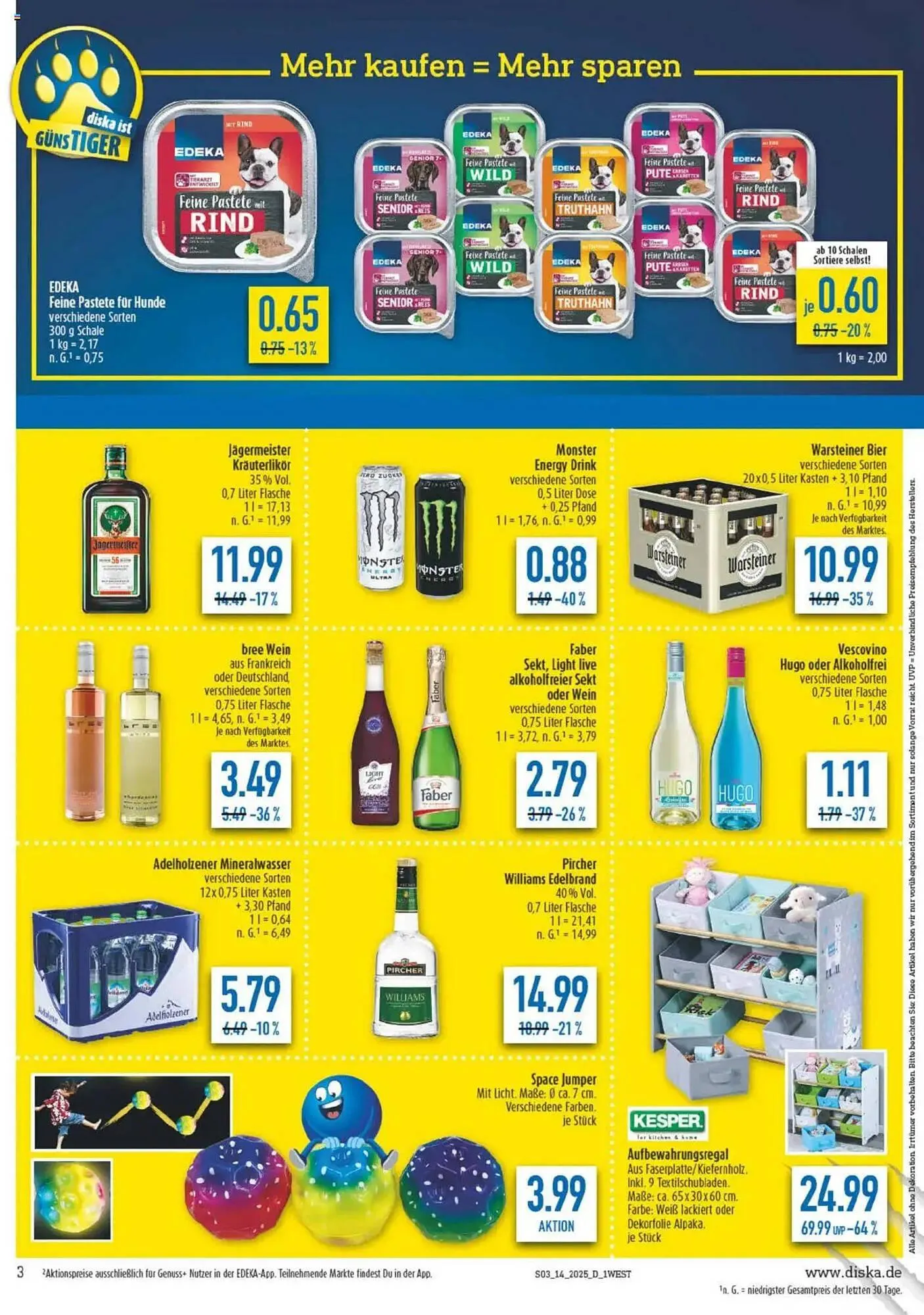 diska Prospekt von 31. März bis 5. April 2025 - Prospekt seite 3