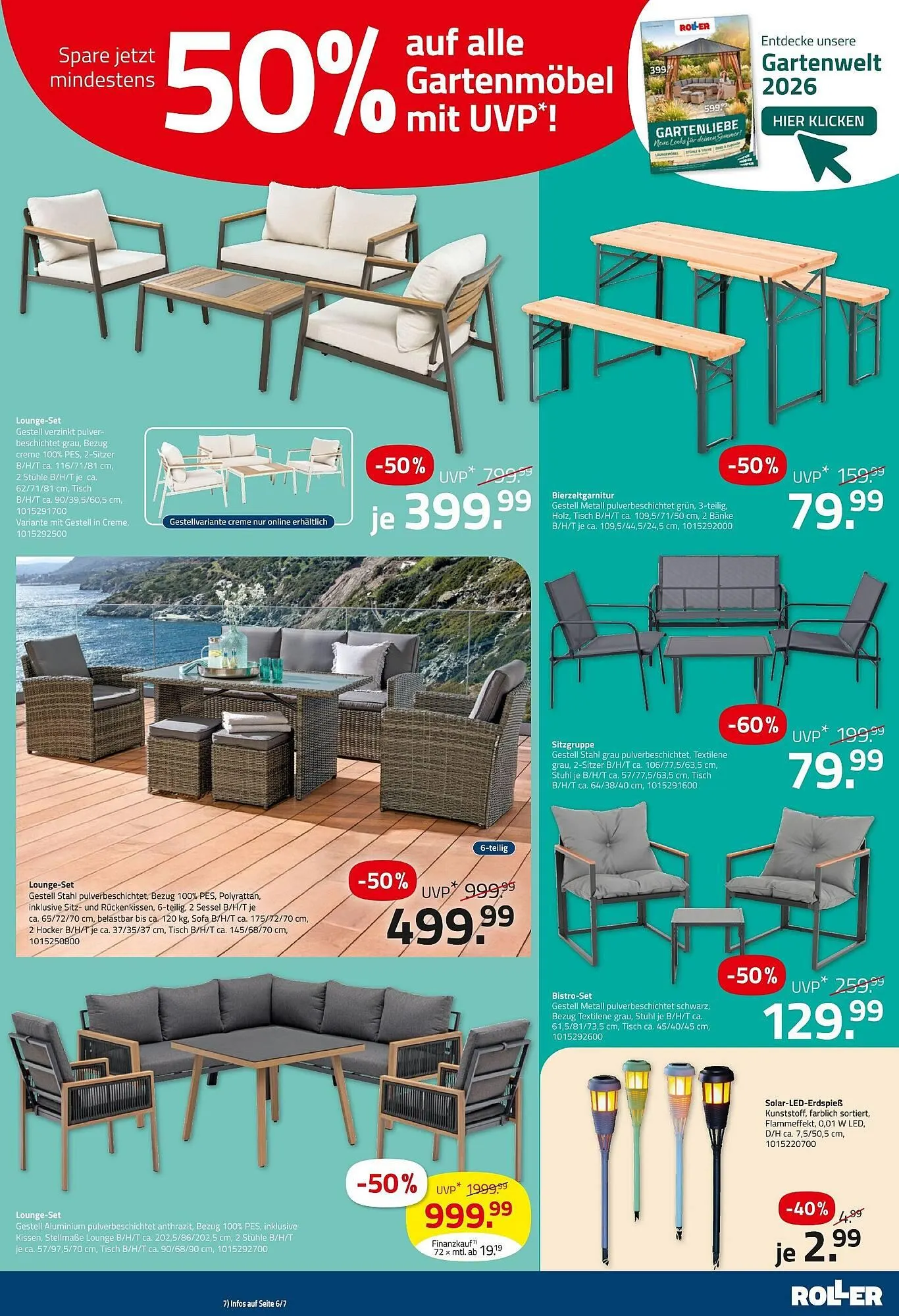 ROLLER Prospekt von 29. März bis 11. April 2026 - Prospekt seite 7