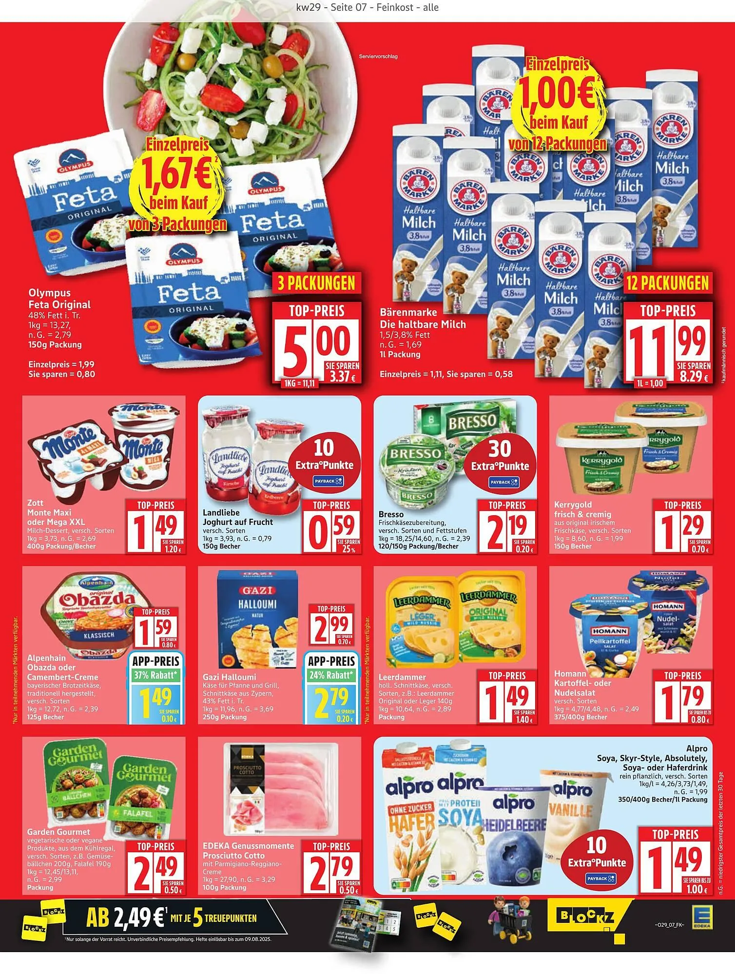 Edeka Prospekt von 14. Juli bis 19. Juli 2025 - Prospekt seite 7