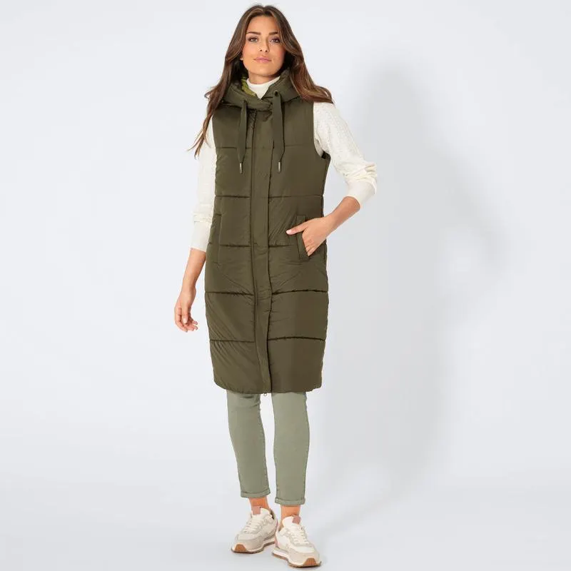 Damen-Weste mit langem Schnitt