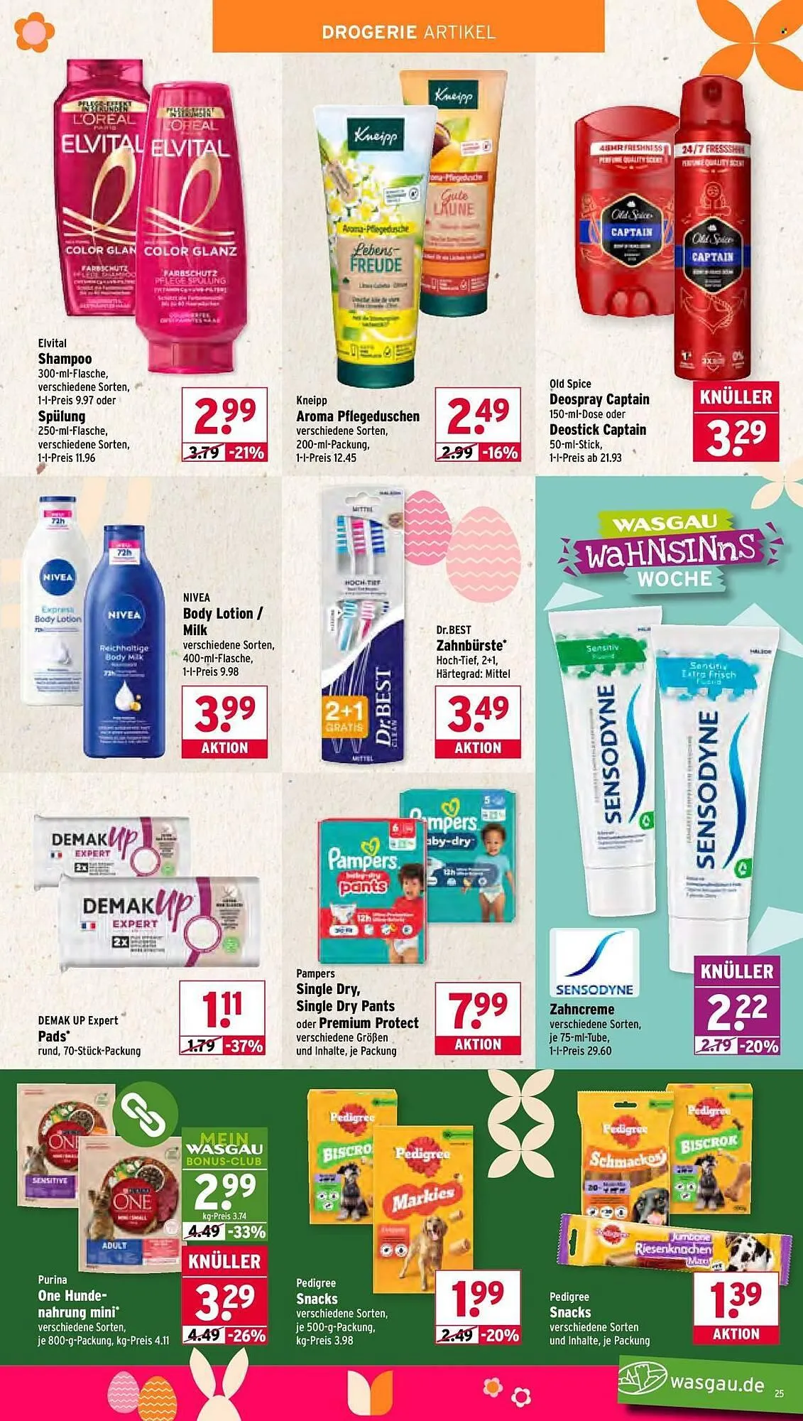 Wasgau Prospekt von 30. März bis 4. April 2026 - Prospekt seite 25