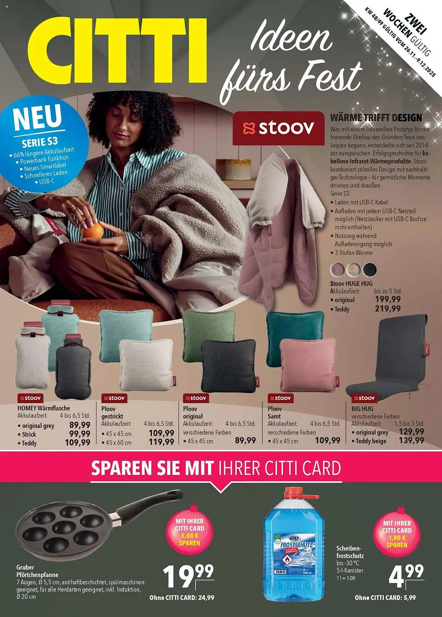 CITTI Markt Prospekt von 26. November bis 9. Dezember 2025 - Prospekt seite 1