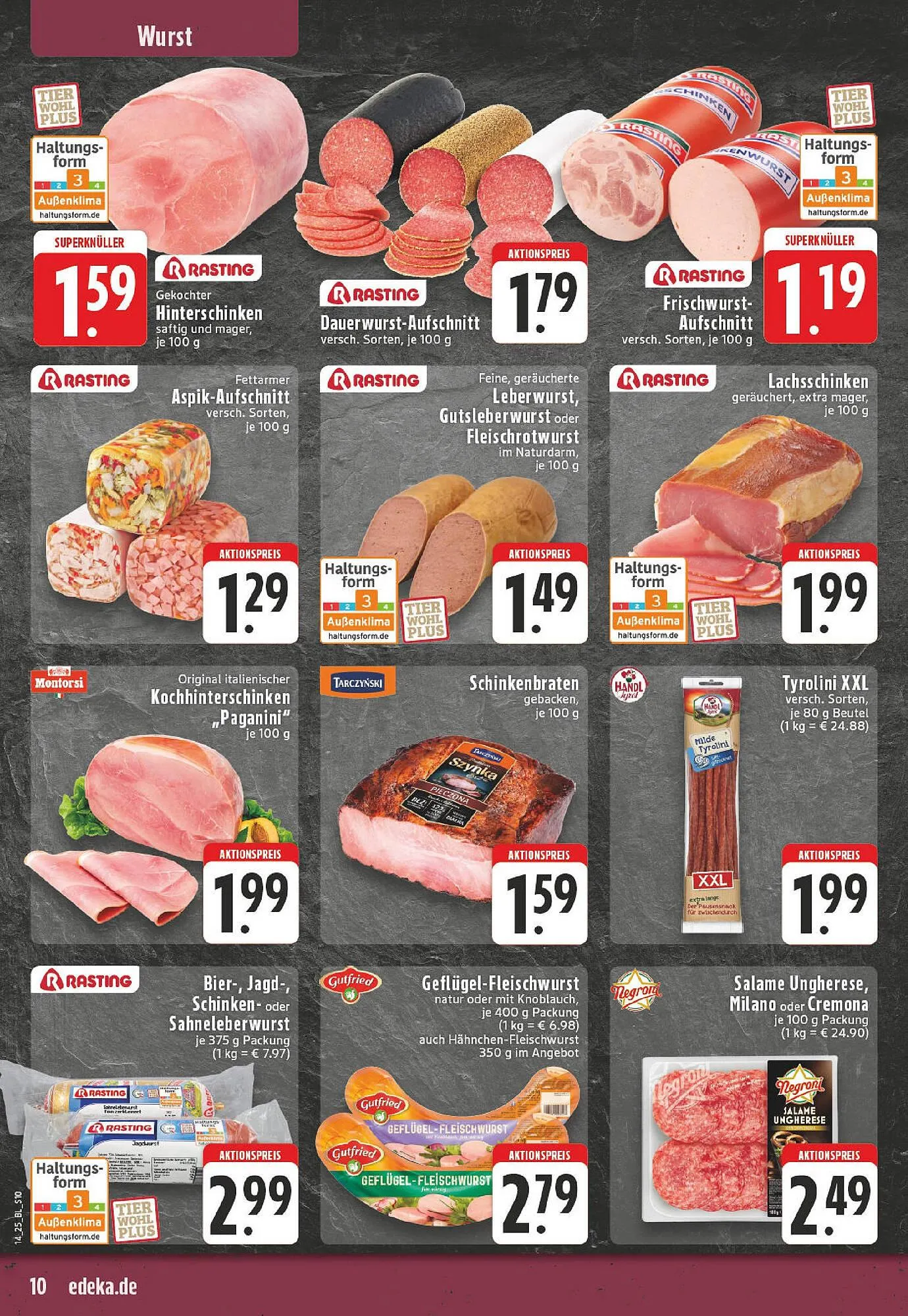 Edeka Prospekt von 30. März bis 5. April 2025 - Prospekt seite 10