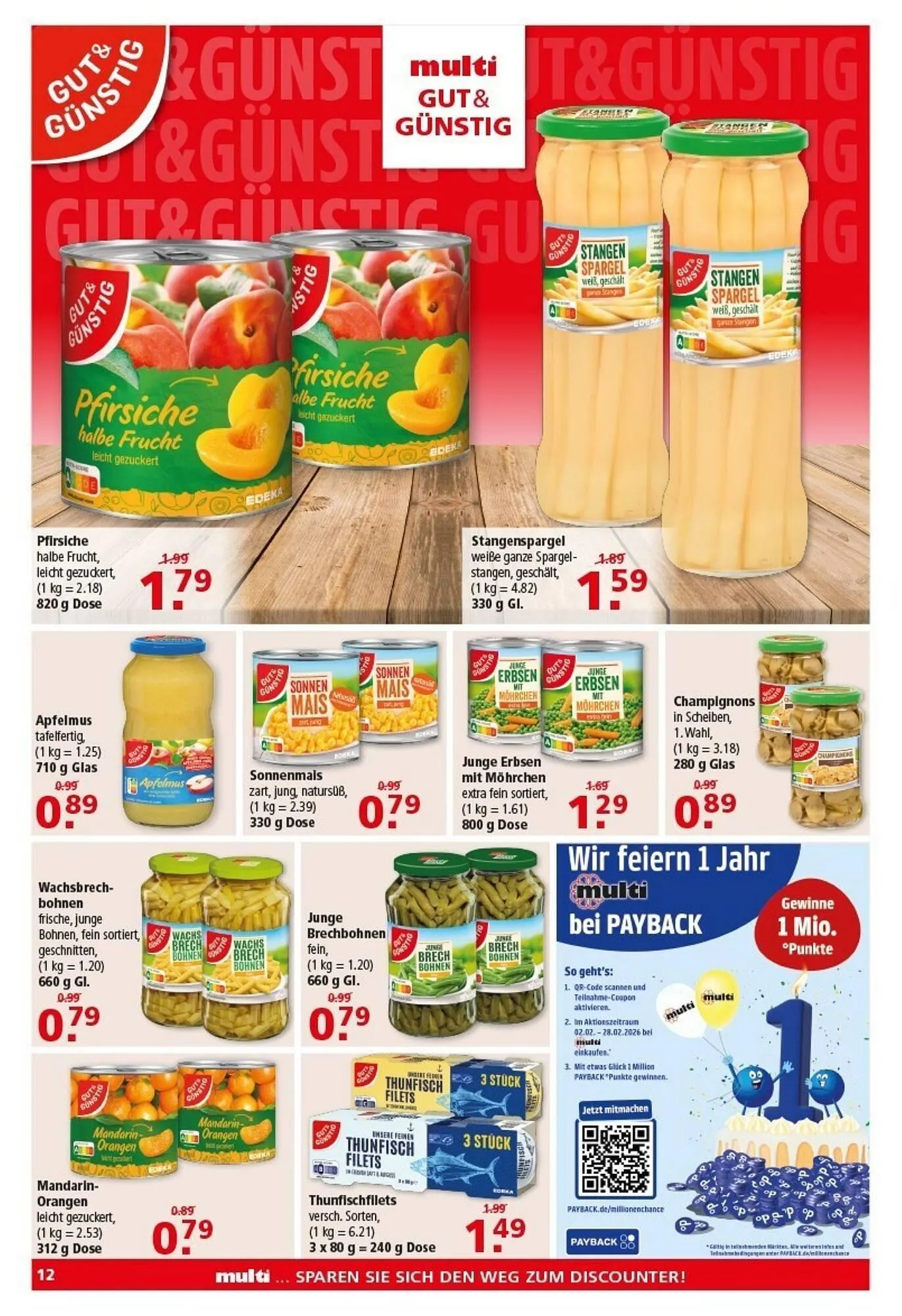 Multi Markt Prospekt von 2. Februar bis 7. Februar 2026 - Prospekt seite 12