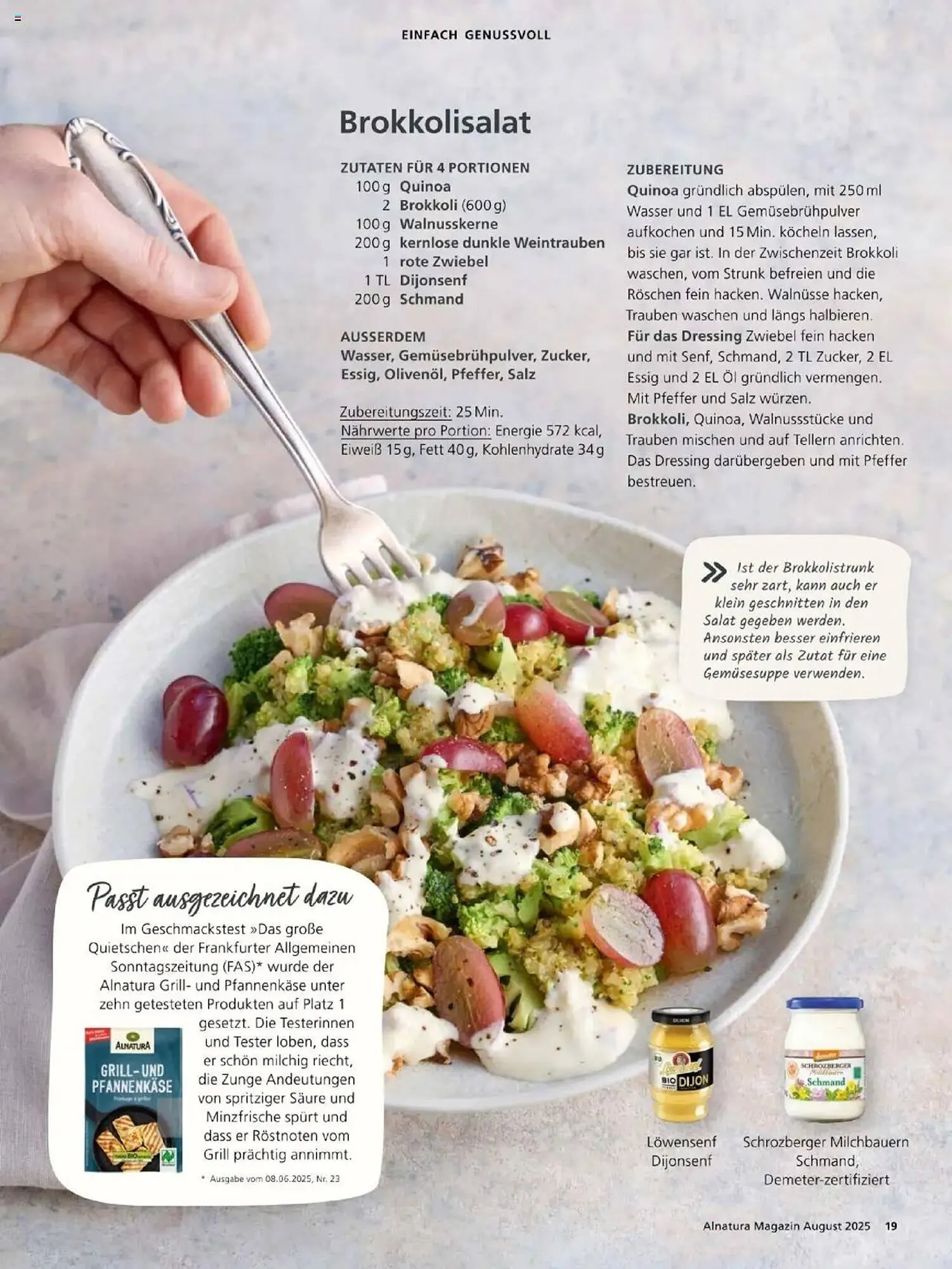 Alnatura Prospekt von 1. August bis 31. August 2025 - Prospekt seite 19