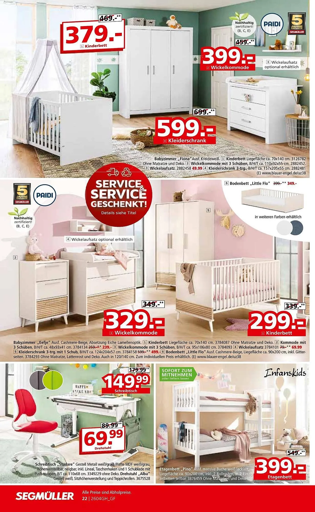 Segmüller Prospekt von 4. April bis 25. April 2026 - Prospekt seite 38