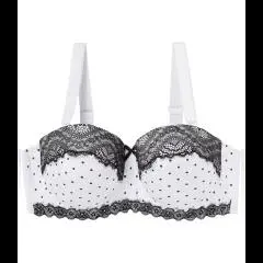 Balconette-BH mit Punkten